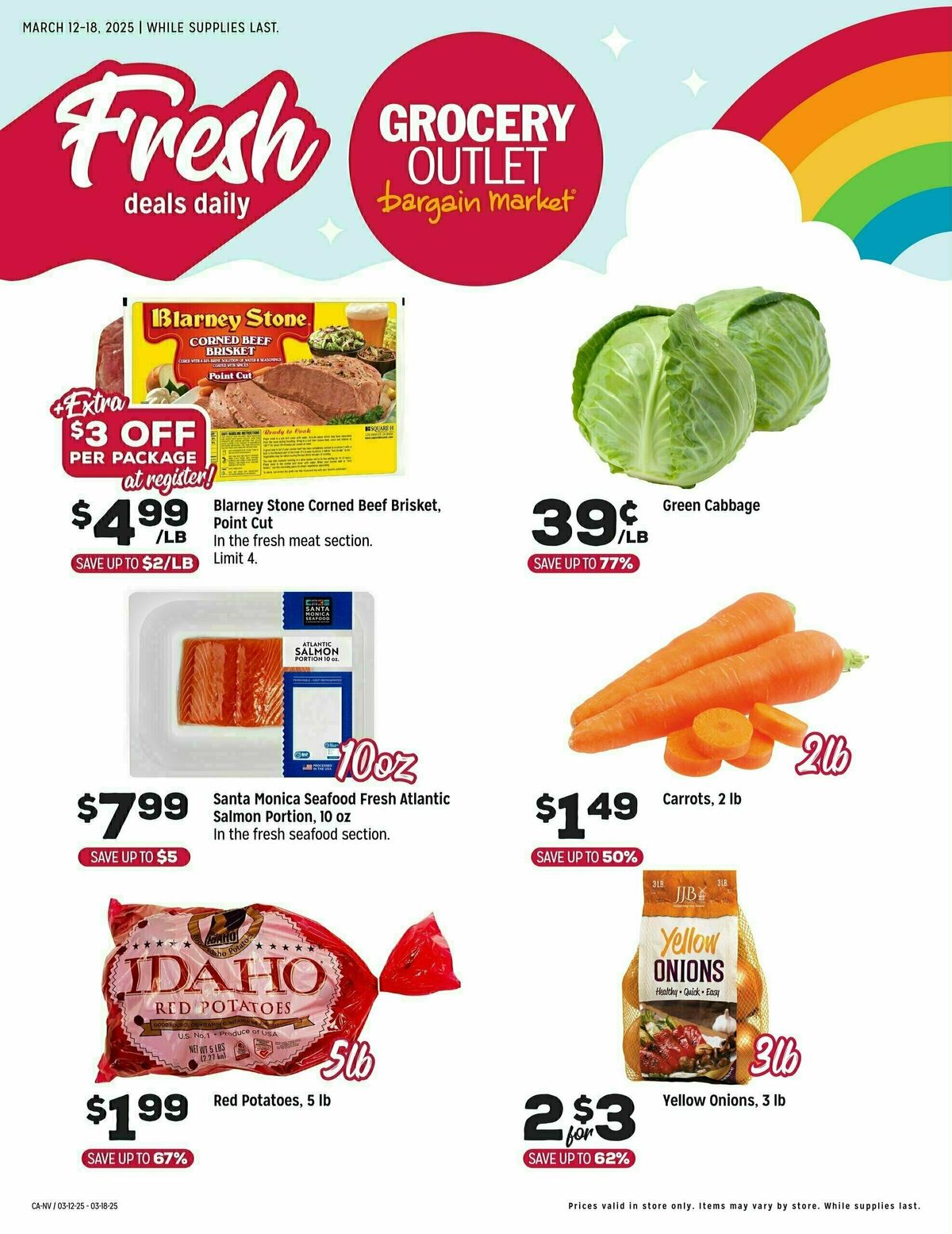 Grocery Outlet Fresh Deals Weekly Ad from March 12