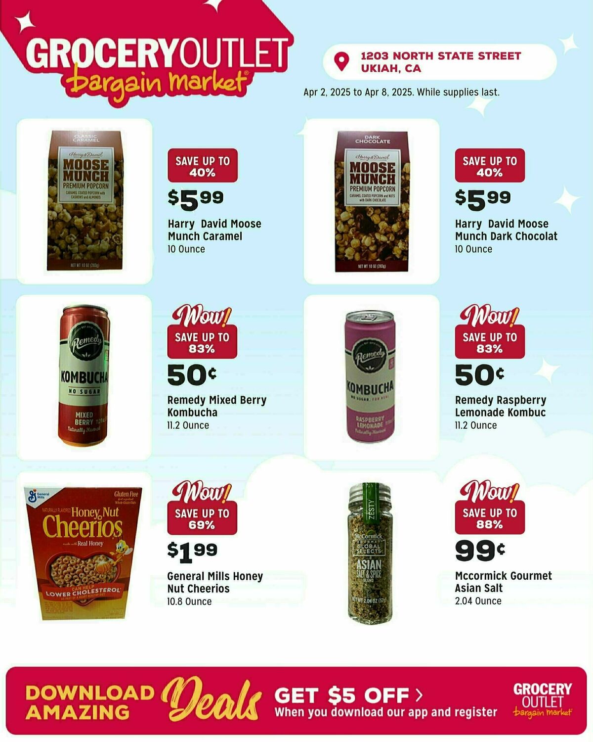 Grocery Outlet Weekly Ad from April 2