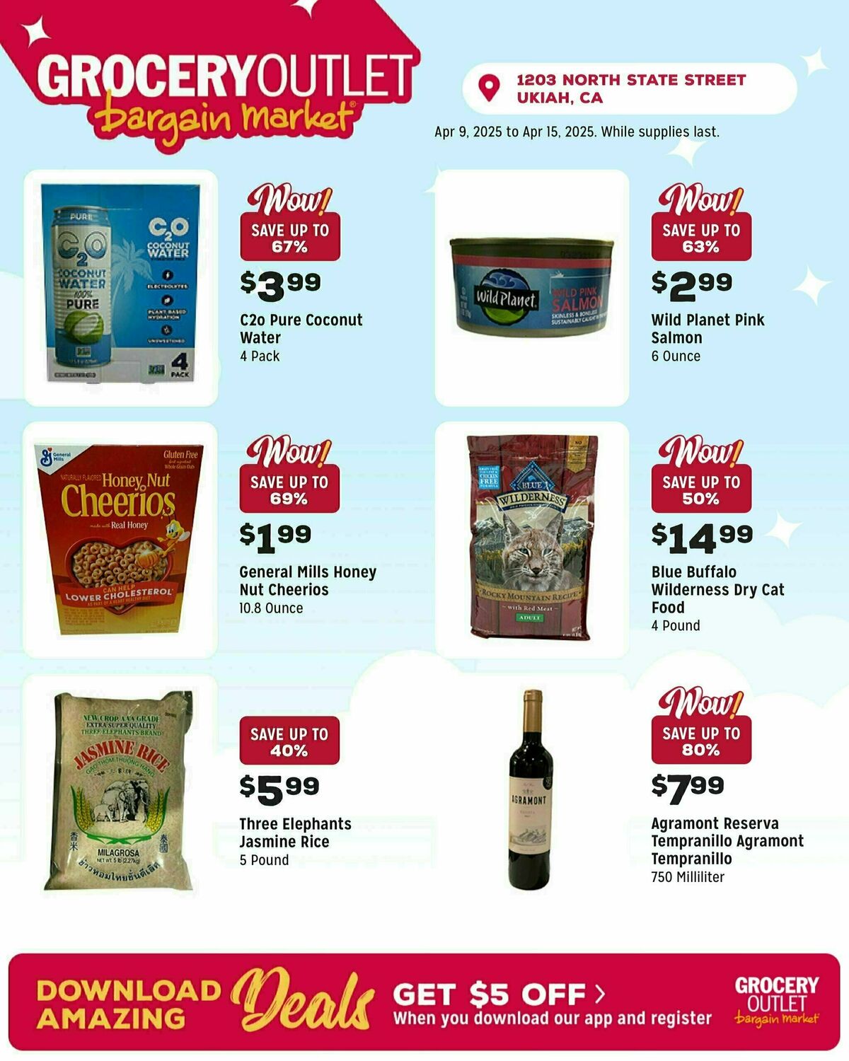 Grocery Outlet Weekly Ad from April 9