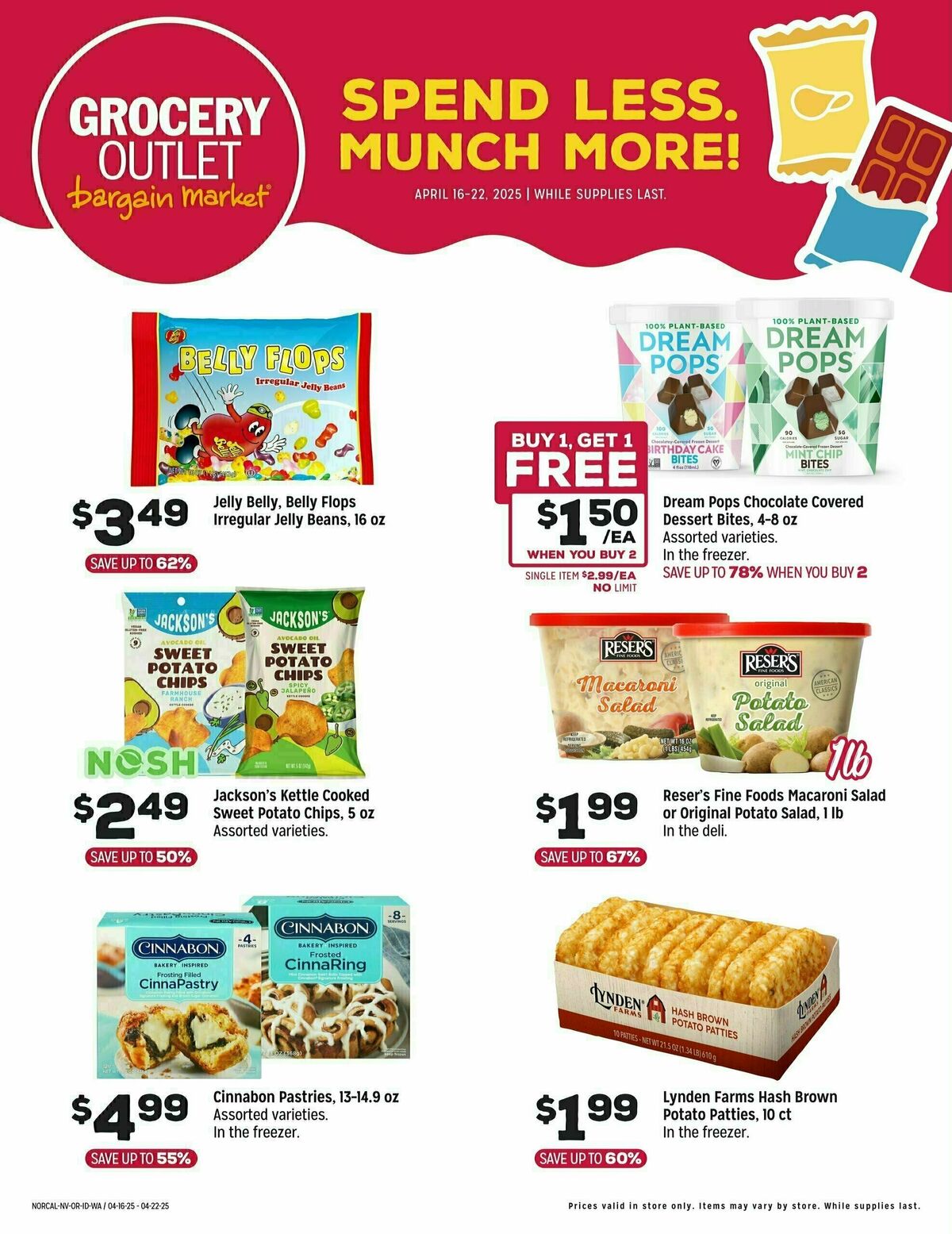 Grocery Outlet Spend Less - NORCAL Weekly Ad from April 16