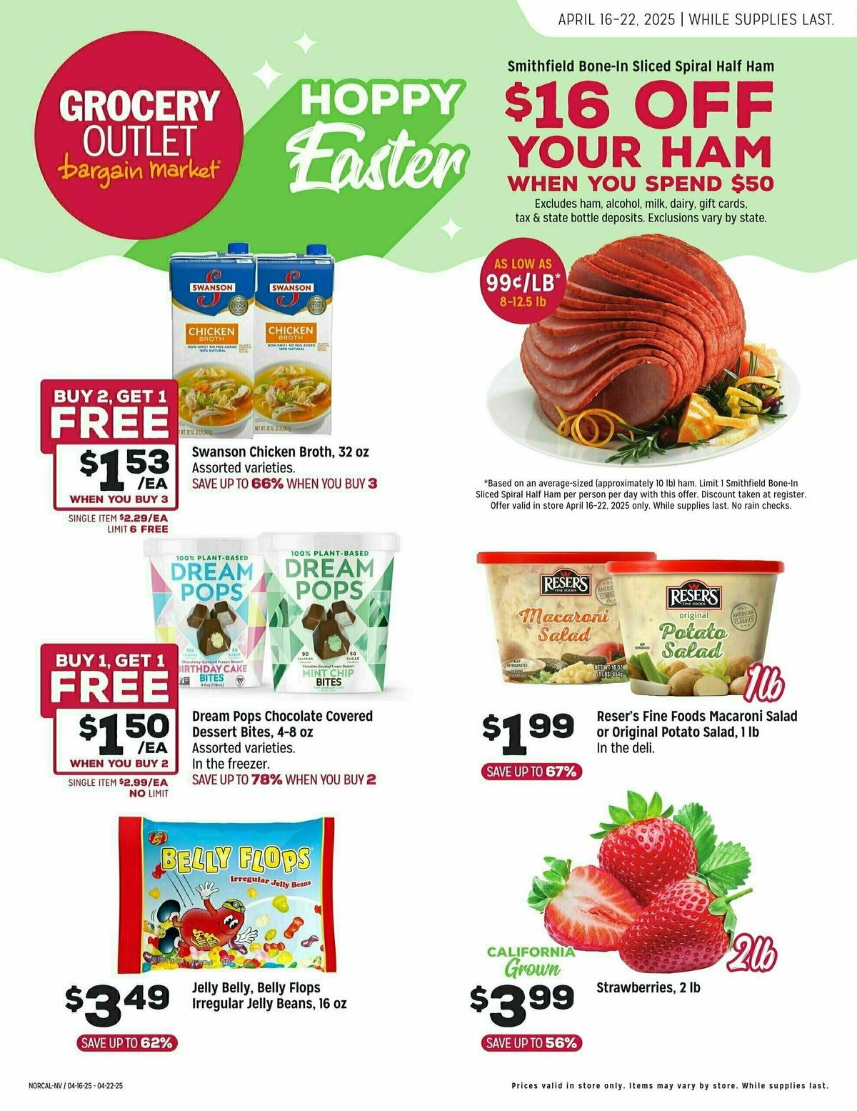 Grocery Outlet Weekly Ad from April 16