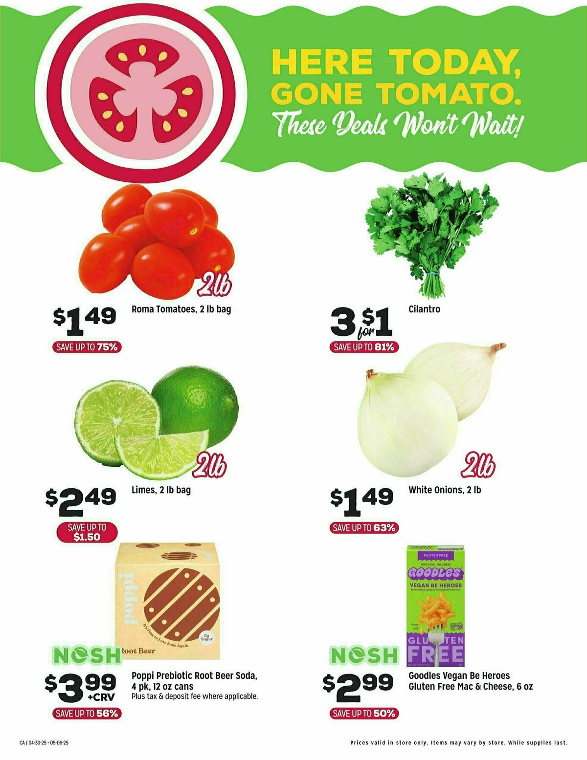 Grocery Outlet Weekly Ad from April 30
