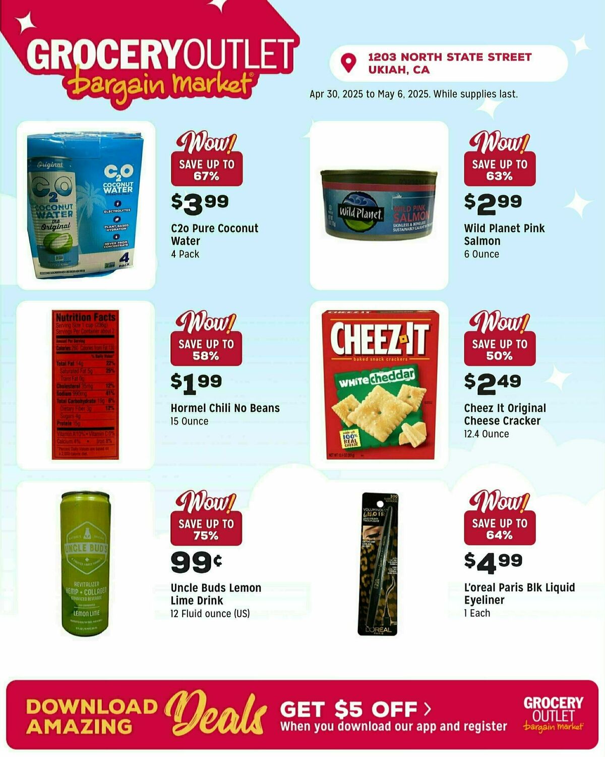 Grocery Outlet Weekly Ad from April 30