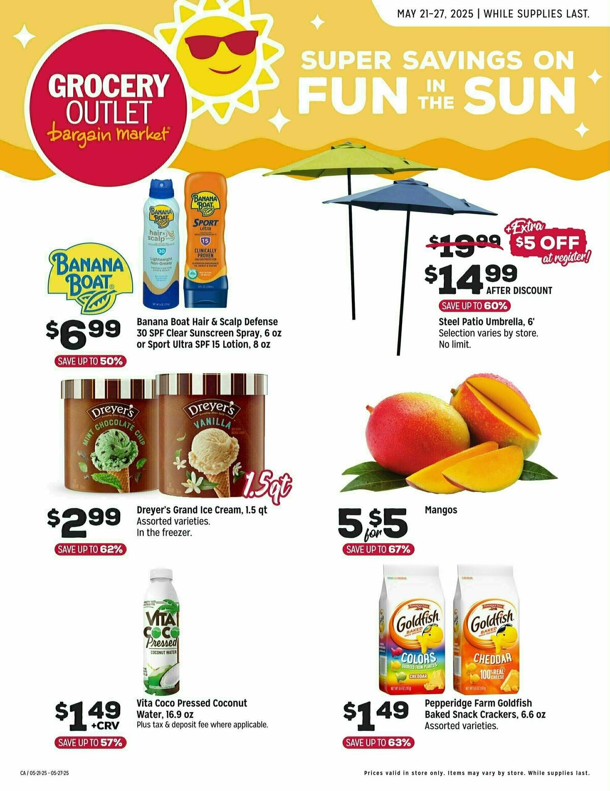 Grocery Outlet Fun in the Sun Weekly Ad from May 21