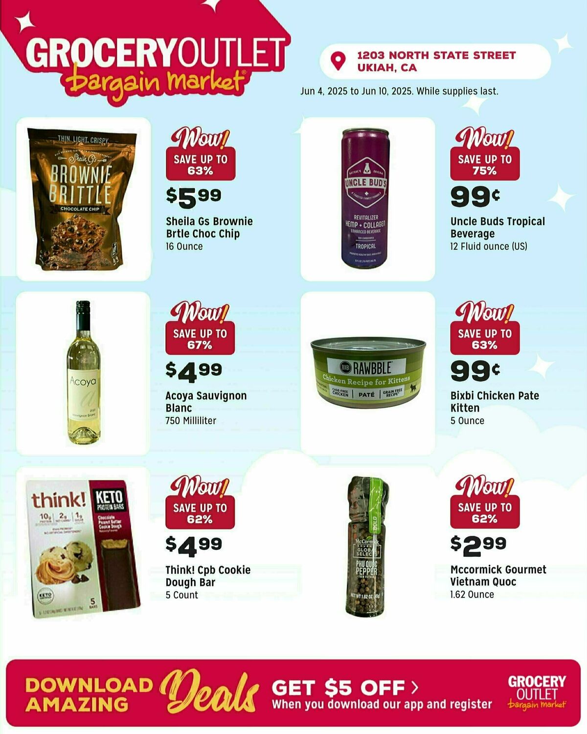 Grocery Outlet Weekly Ad from June 4