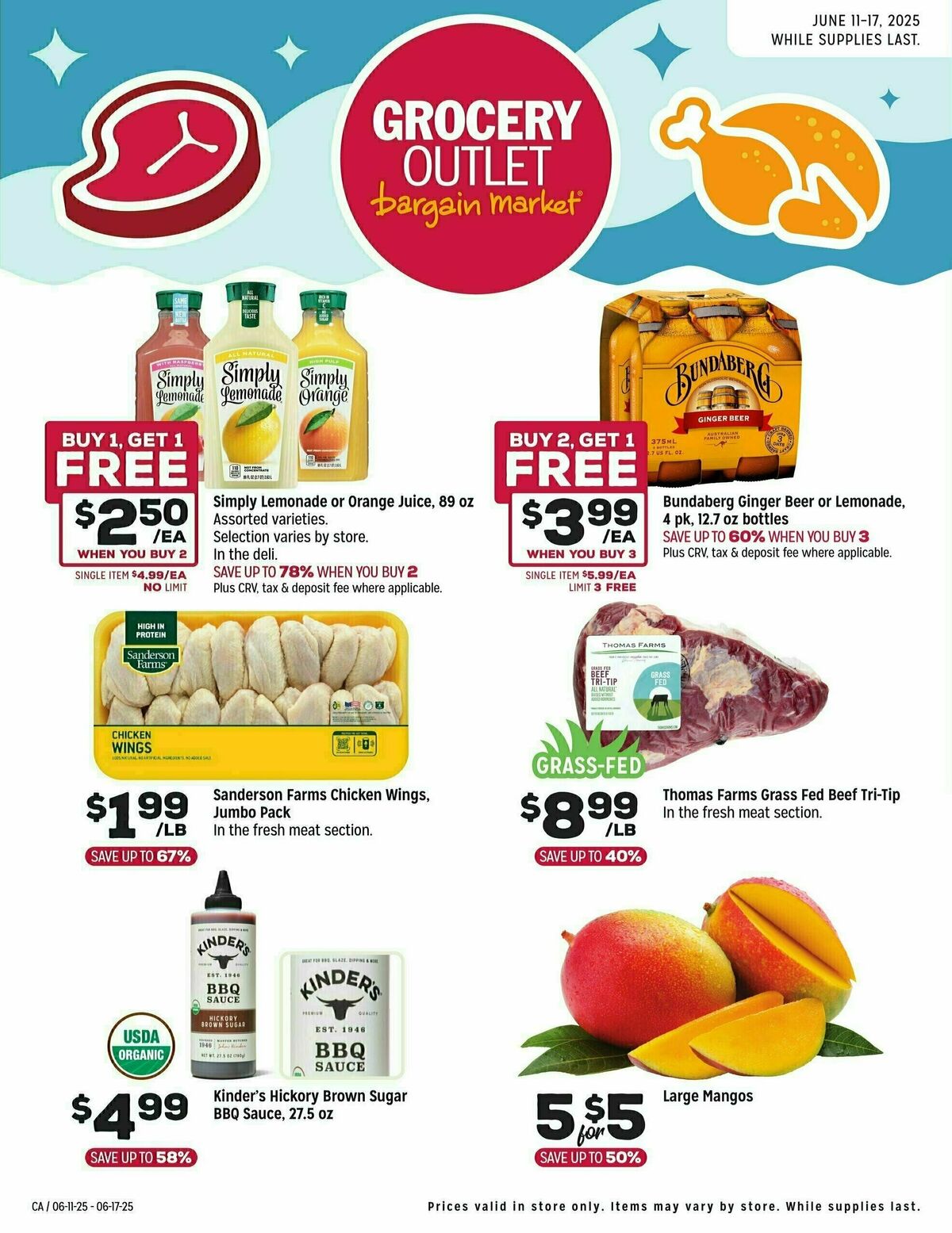 Grocery Outlet Weekly Ad from June 11
