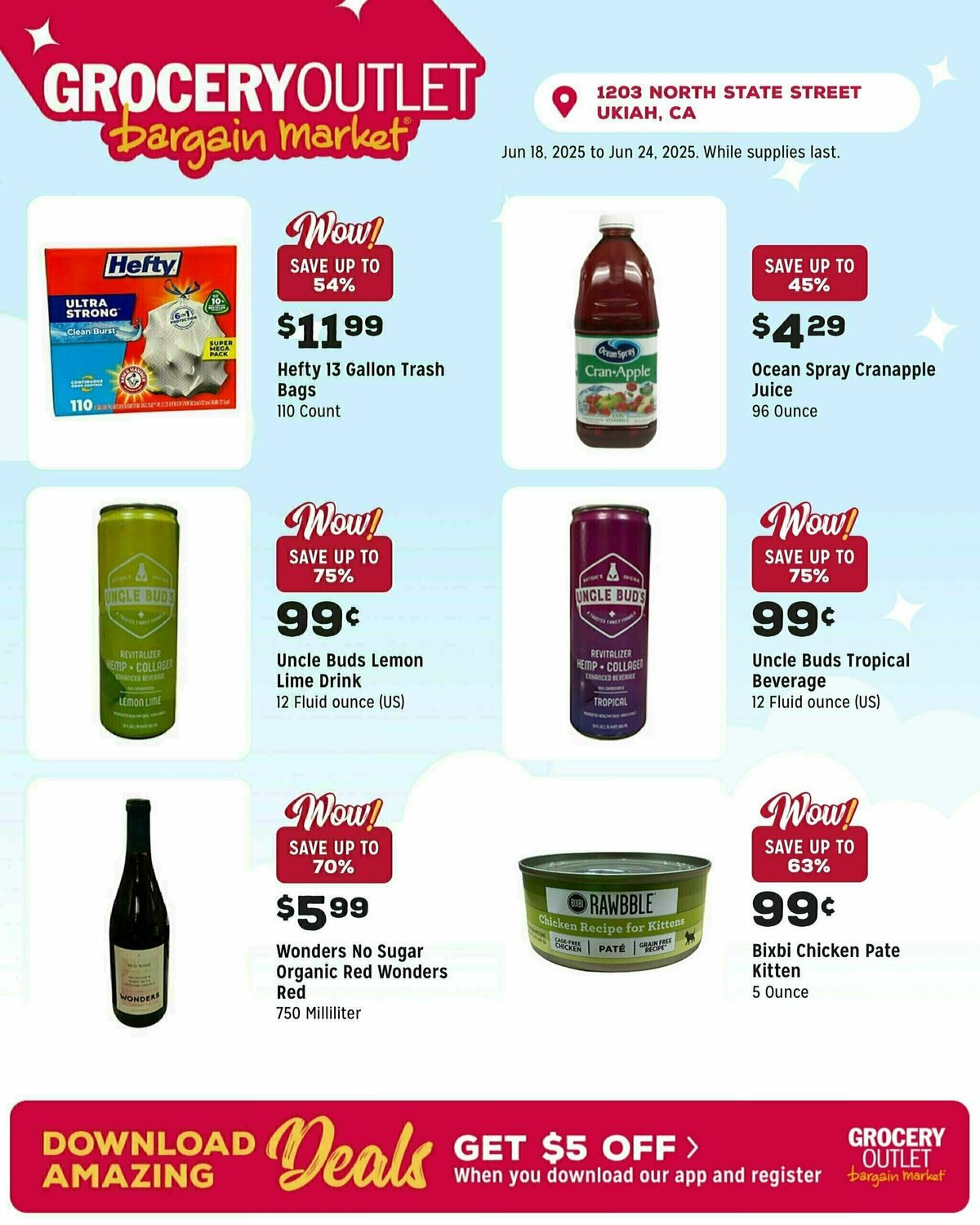 Grocery Outlet Weekly Ad from June 18