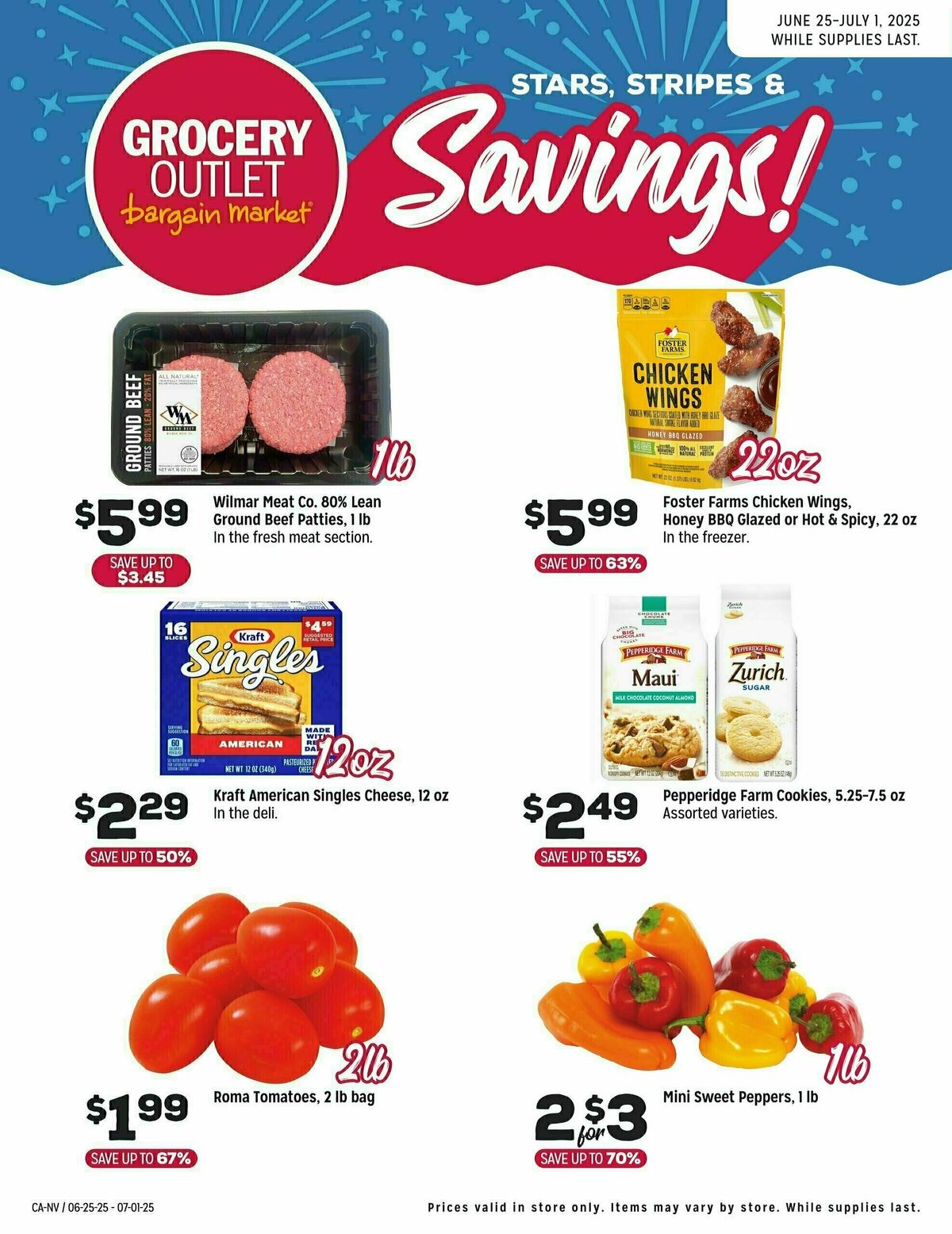 Grocery Outlet Weekly Ad from June 25