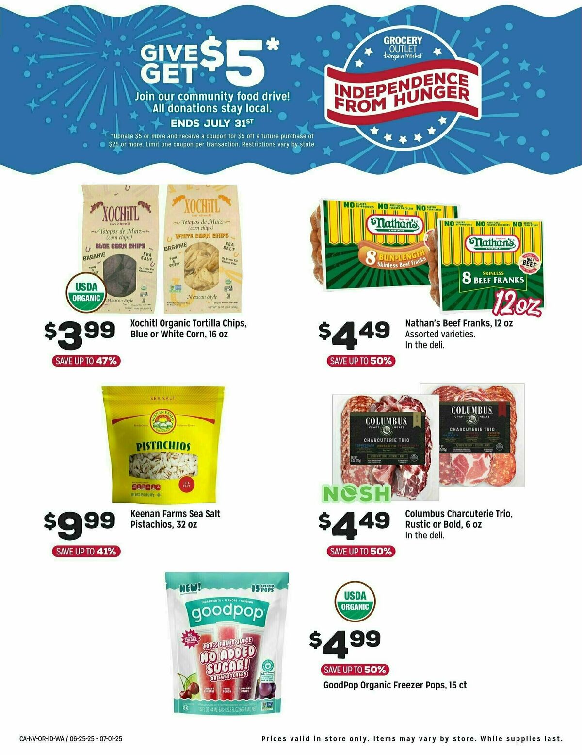Grocery Outlet Weekly Ad from June 25