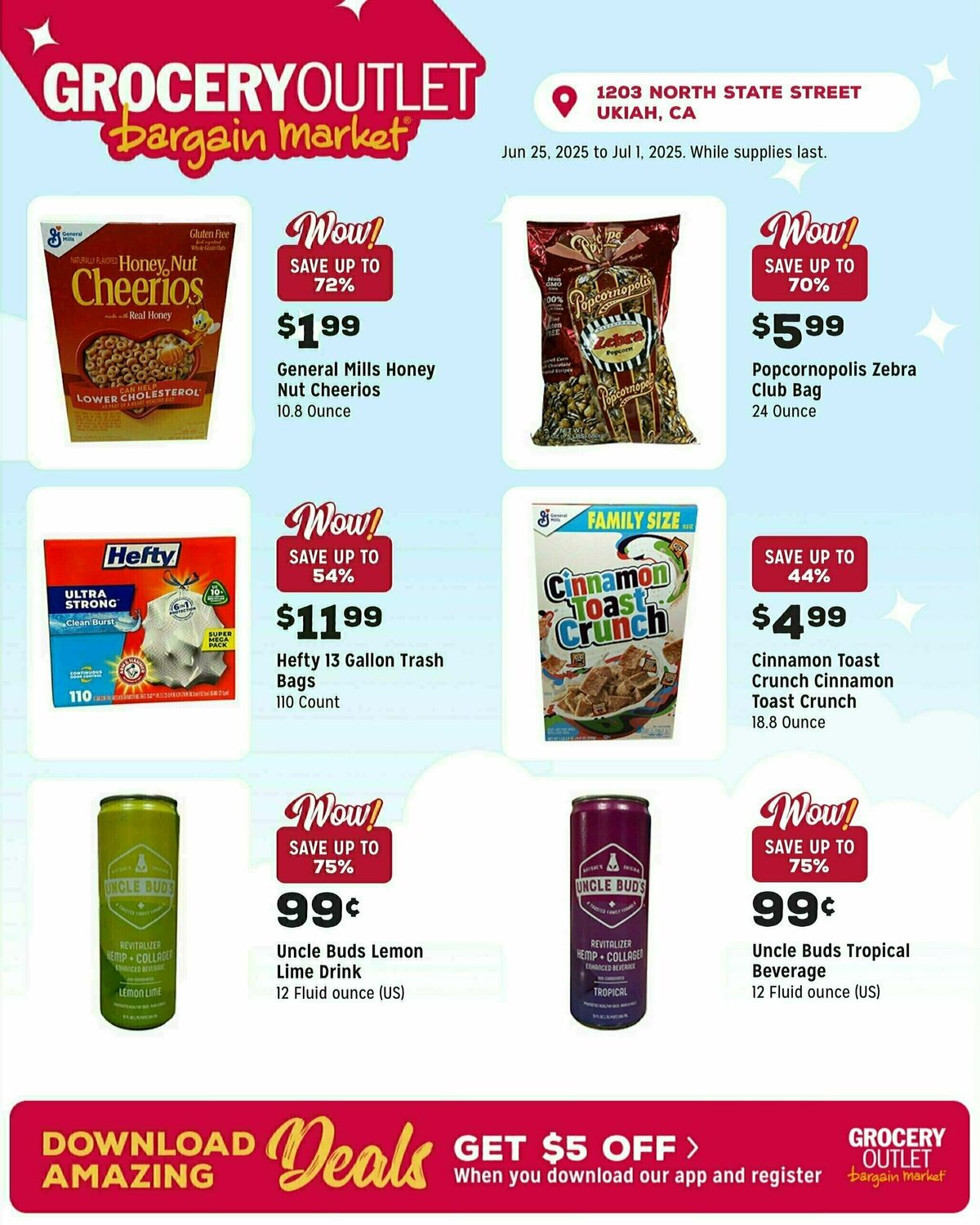 Grocery Outlet Weekly Ad from June 25