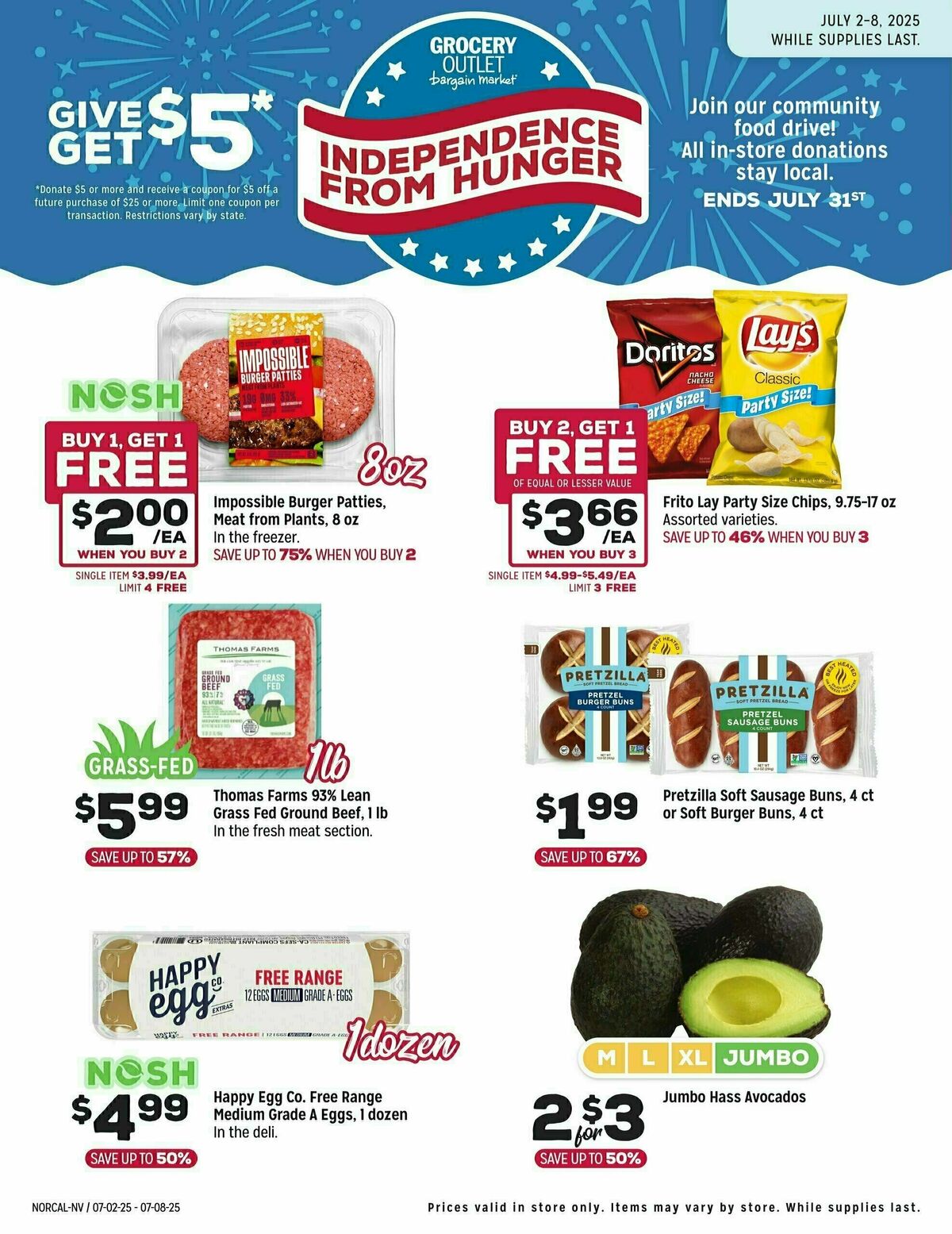 Grocery Outlet Weekly Ad from July 2
