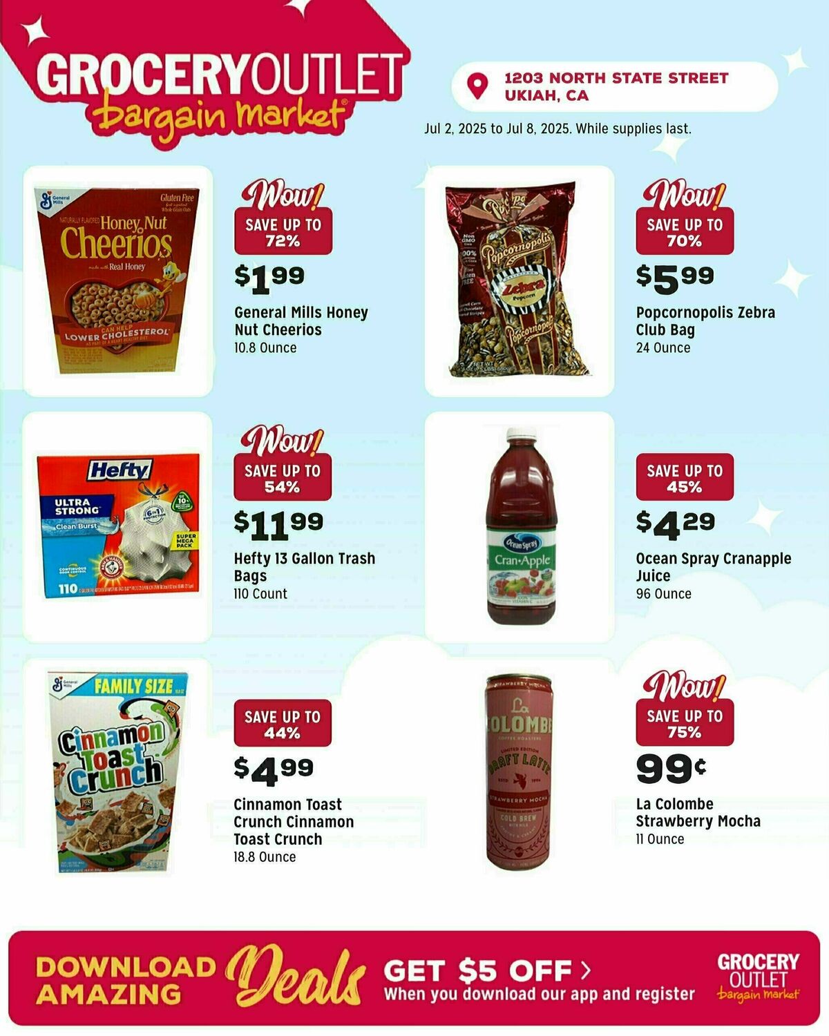 Grocery Outlet Weekly Ad from July 2