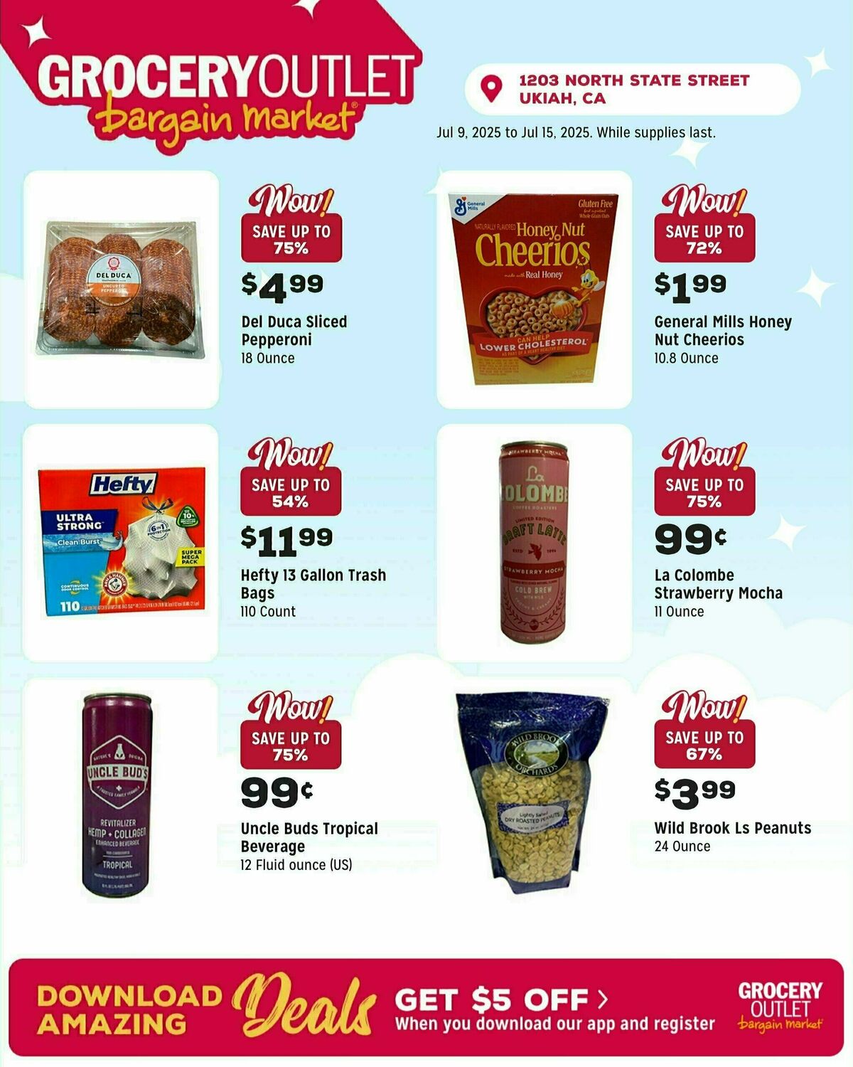 Grocery Outlet Weekly Ad from July 9