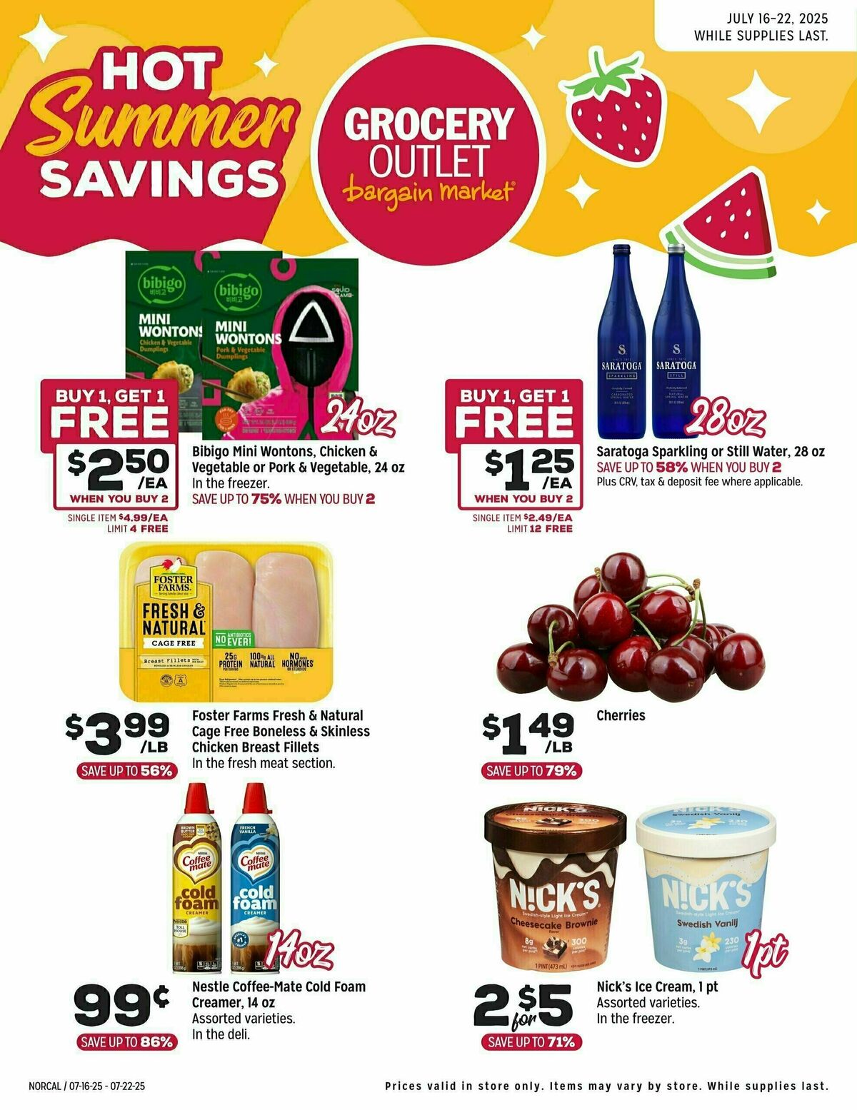 Grocery Outlet Weekly Ad from July 16