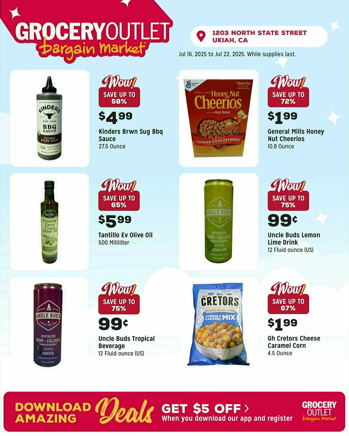 Grocery Outlet Weekly Ad from July 16