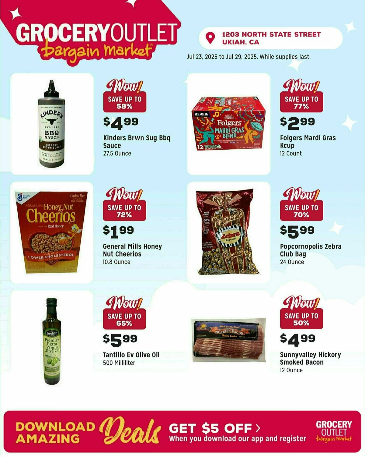 Grocery Outlet Weekly Ad from July 23