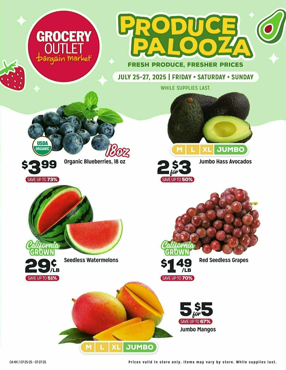 Grocery Outlet Weekly Ad from July 23