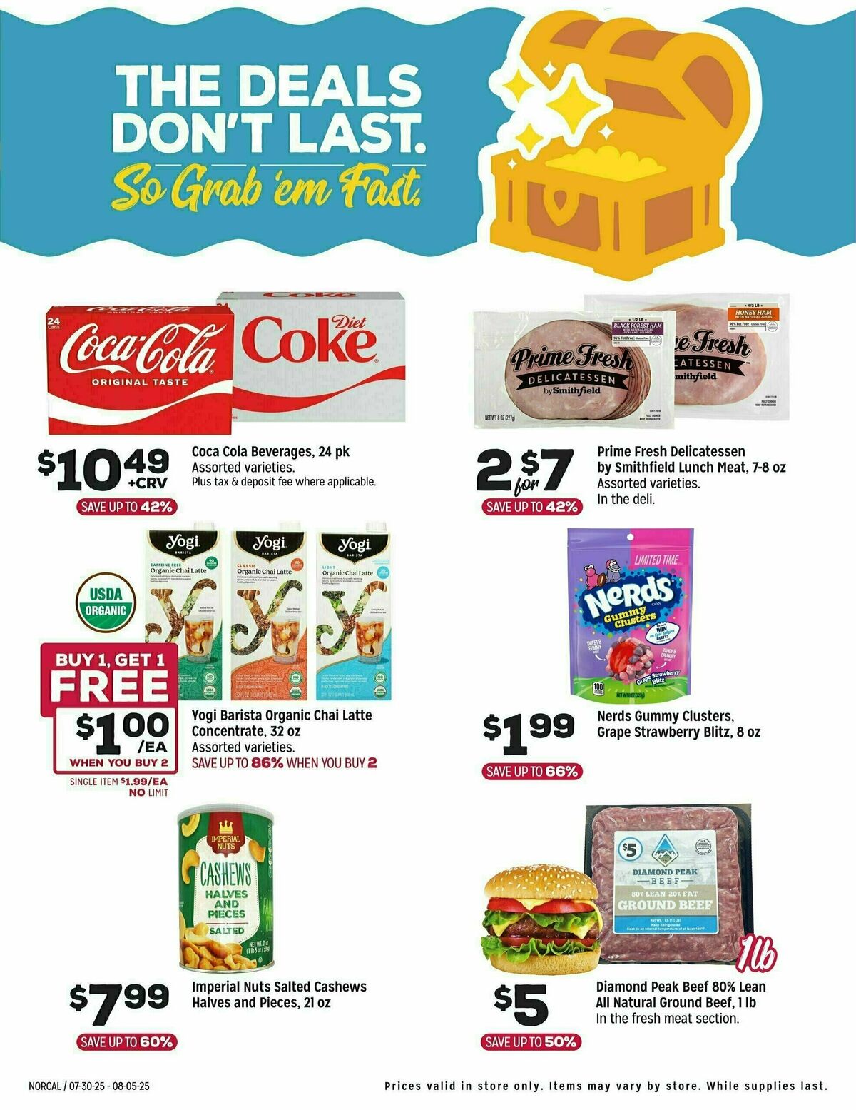 Grocery Outlet Weekly Ad from July 30