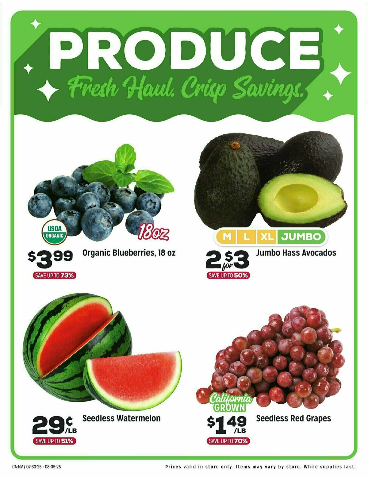 Grocery Outlet Weekly Ad from July 30