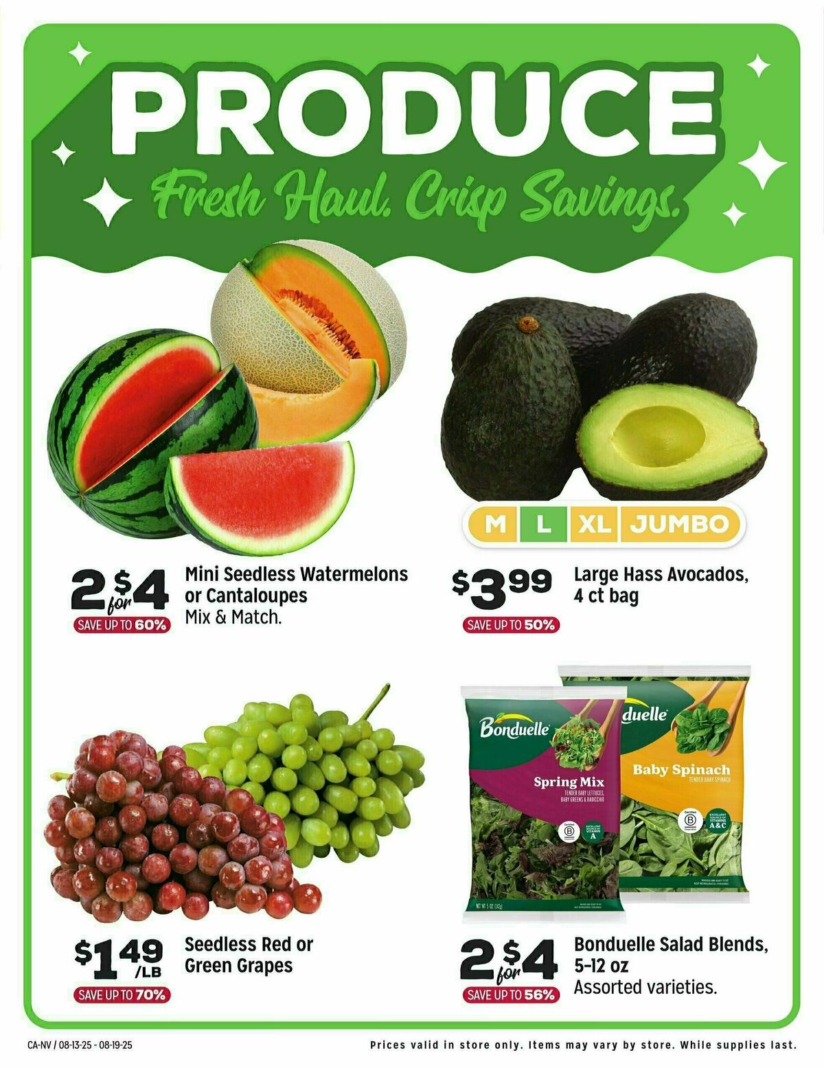 Grocery Outlet Weekly Ad from August 13