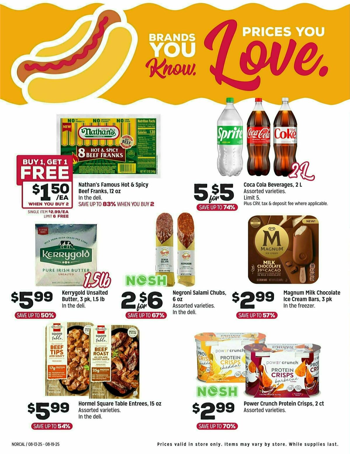 Grocery Outlet Weekly Ad from August 13