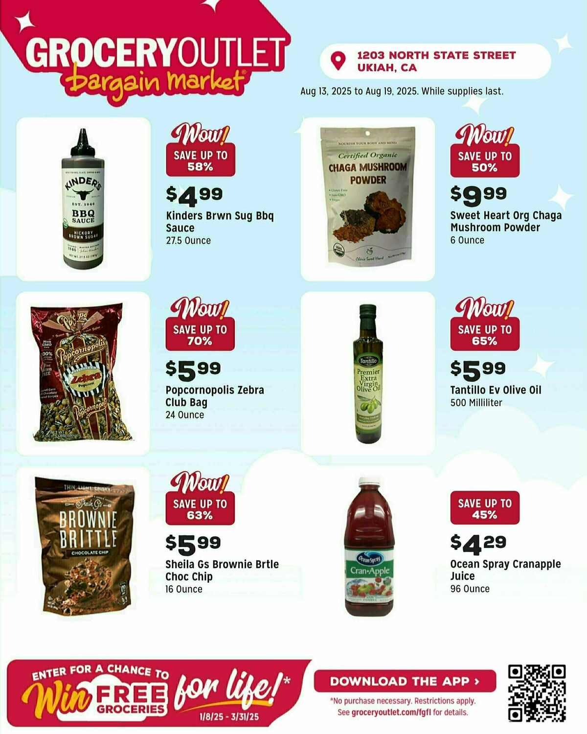 Grocery Outlet Weekly Ad from August 13