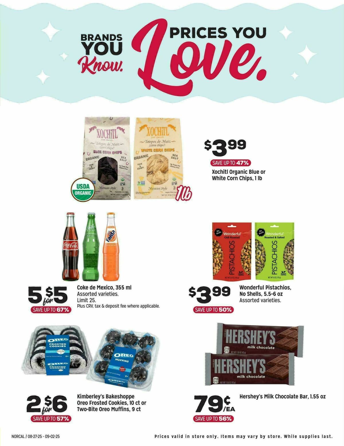 Grocery Outlet Exclusively Ours Weekly Ad from August 27