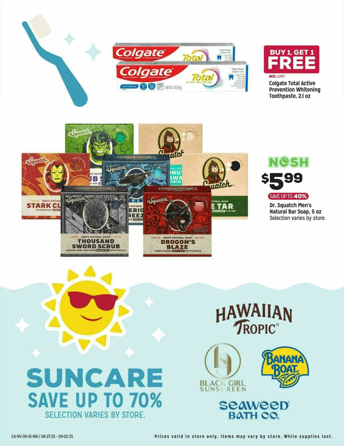 Grocery Outlet Exclusively Ours Weekly Ad from August 27