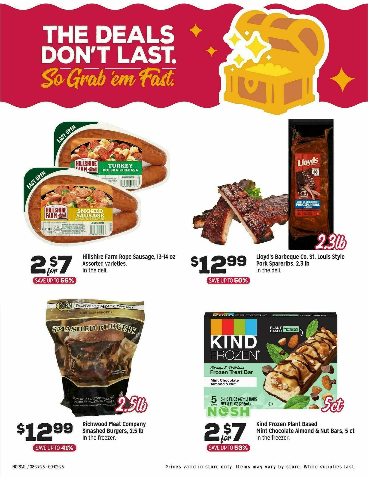 Grocery Outlet Exclusively Ours Weekly Ad from August 27