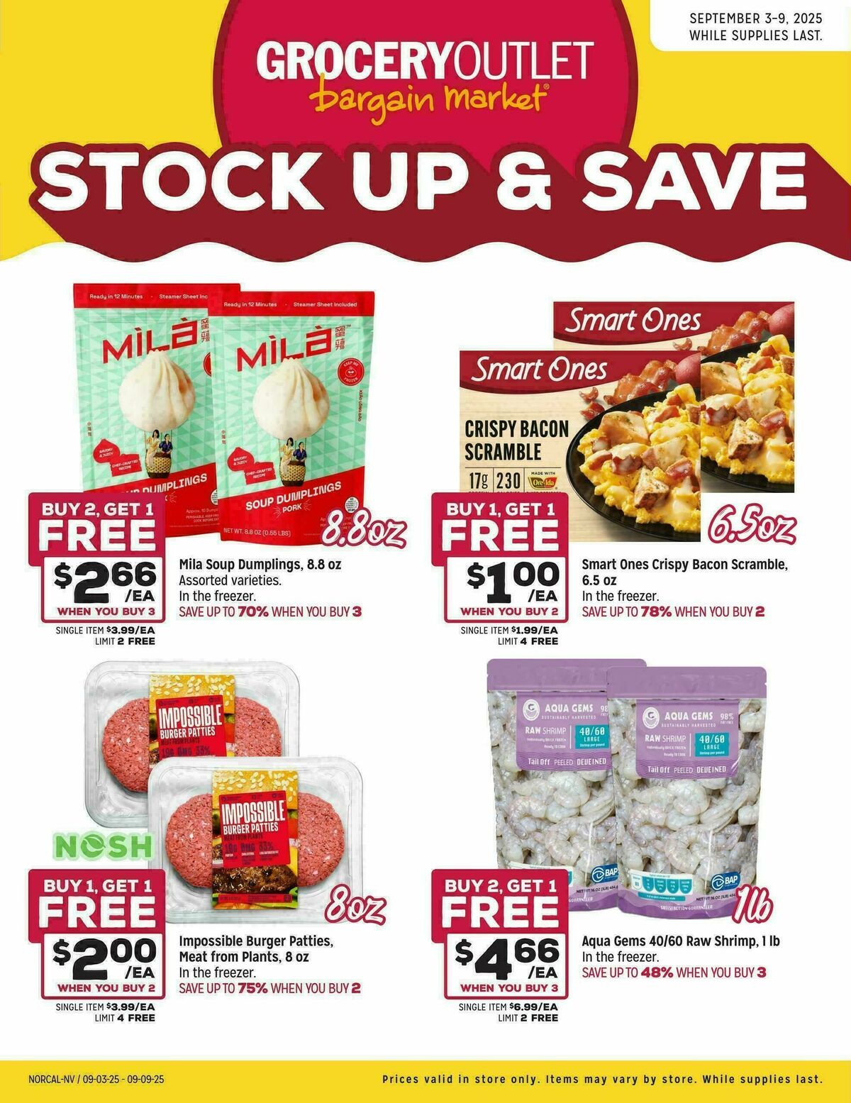Grocery Outlet Weekly Ad from September 3