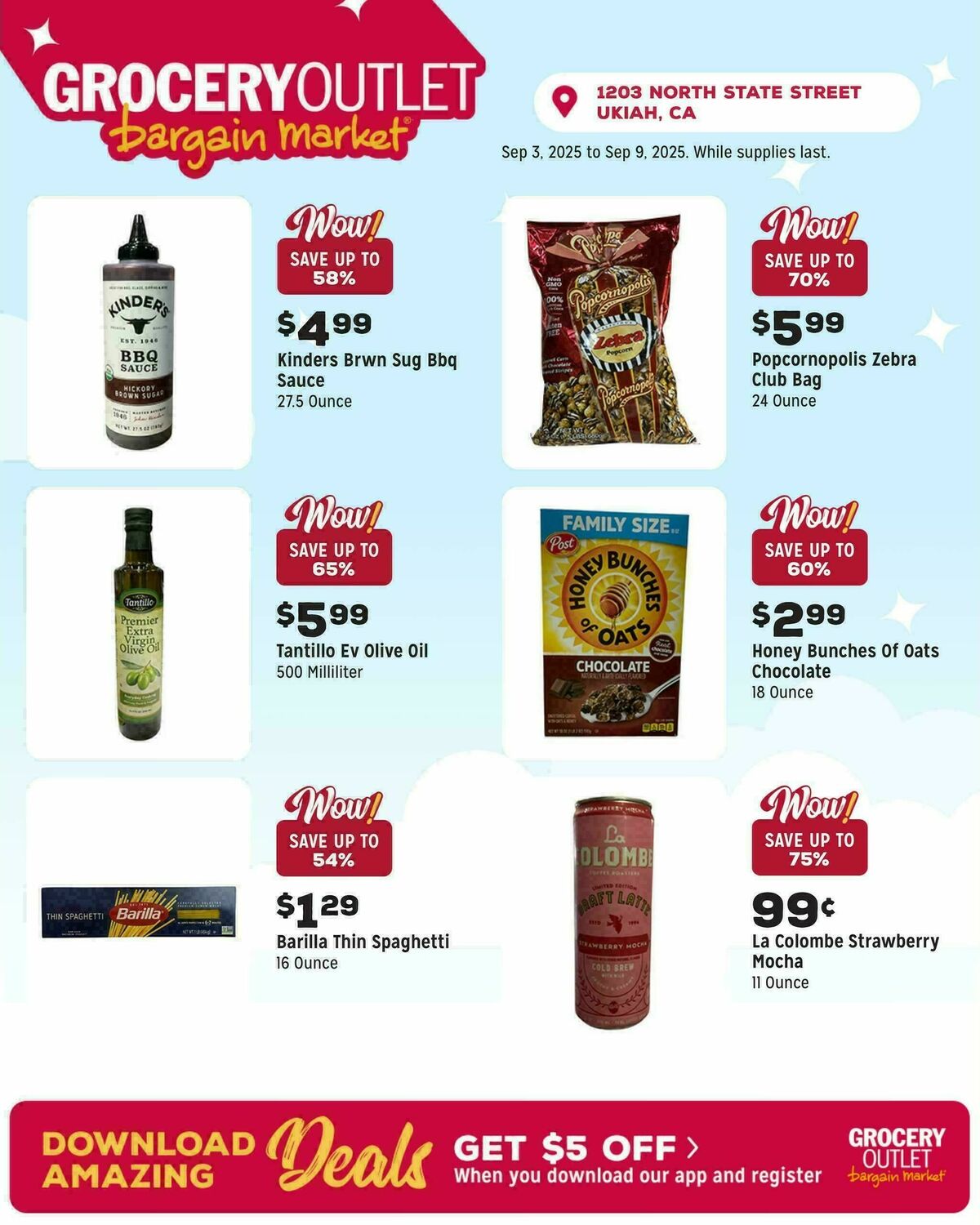 Grocery Outlet Weekly Ad from September 3
