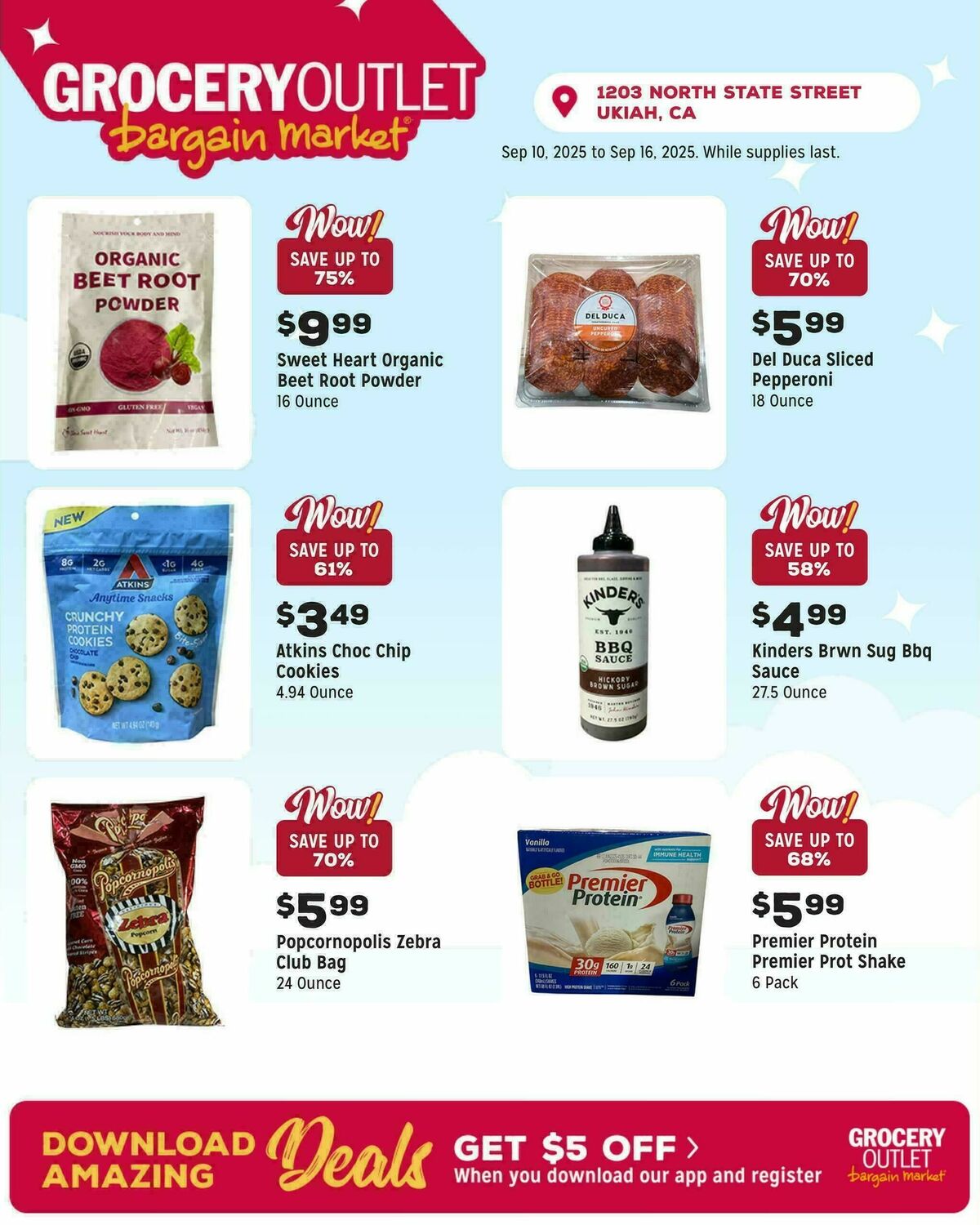 Grocery Outlet Weekly Ad from September 10