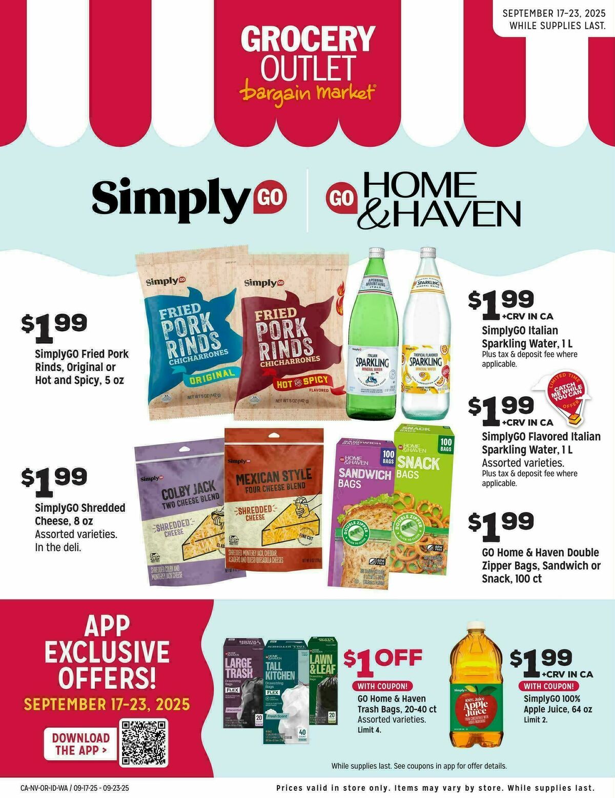 Grocery Outlet Weekly Ad from September 17
