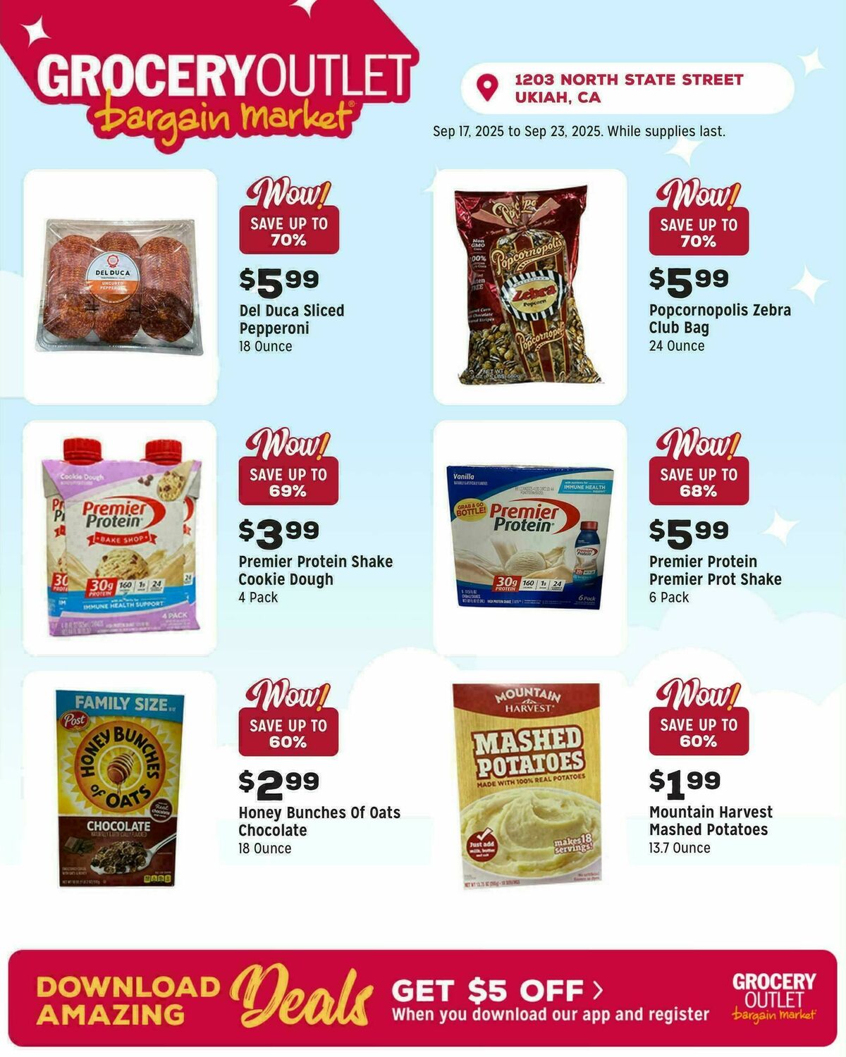 Grocery Outlet Weekly Ad from September 17