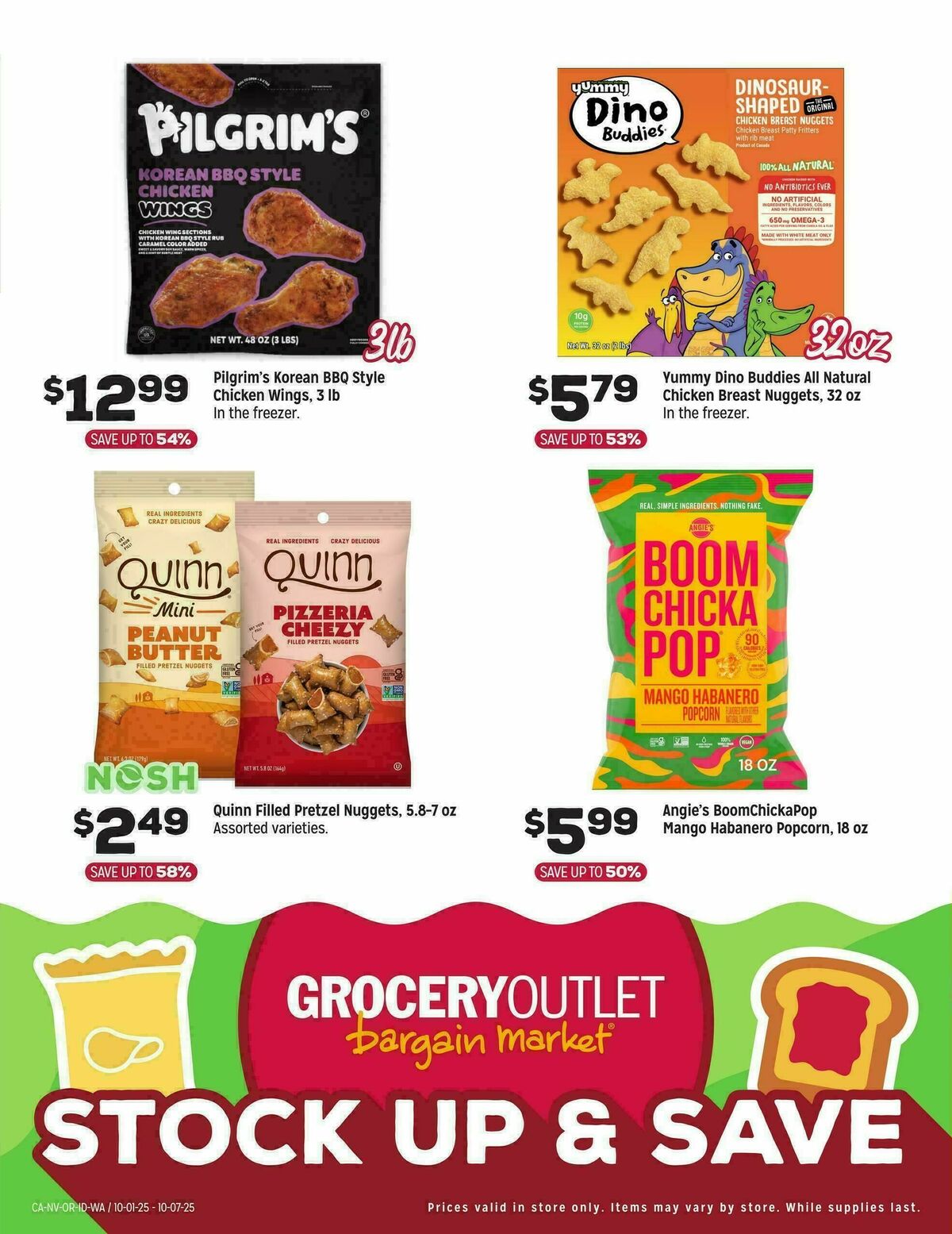 Grocery Outlet Weekly Ad from October 1