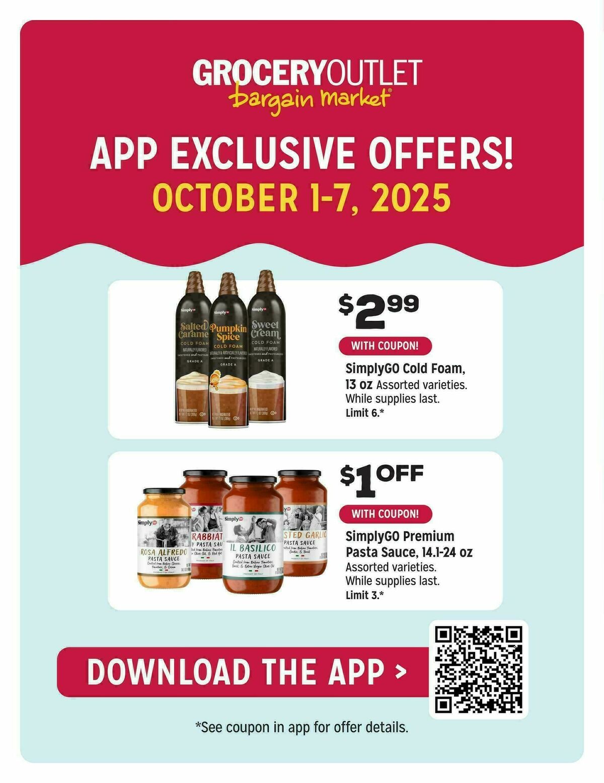 Grocery Outlet Weekly Ad from October 1