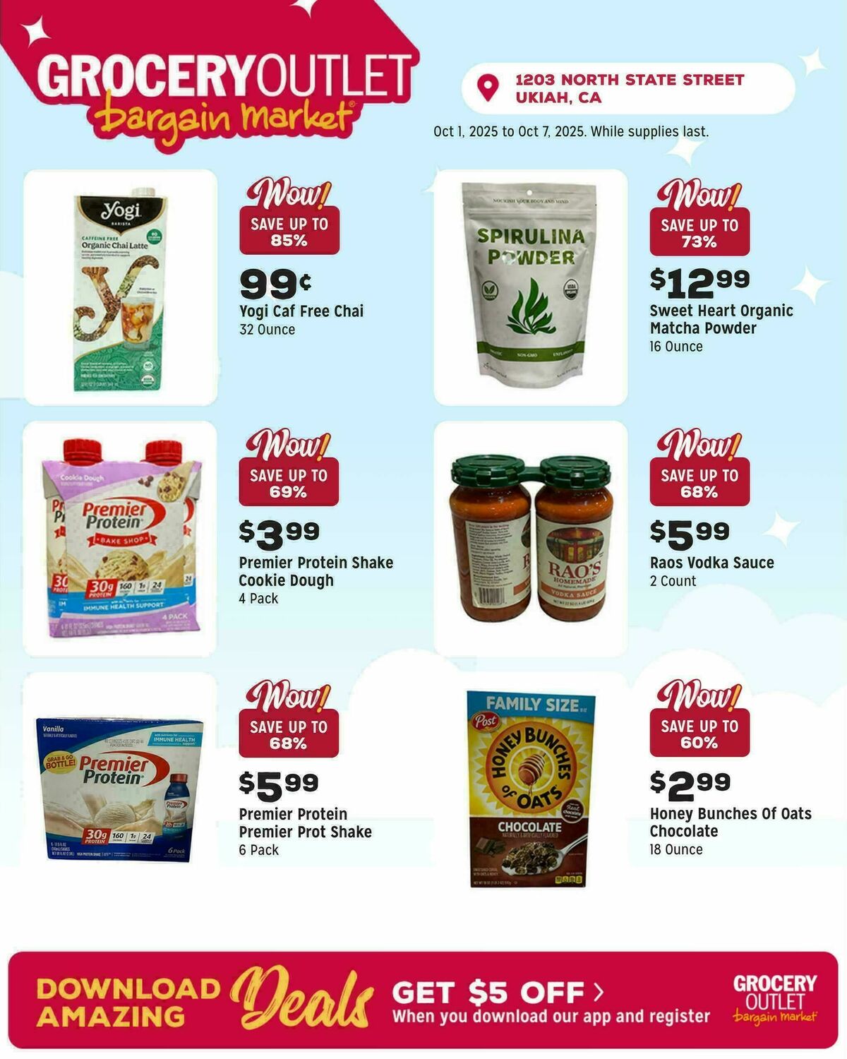 Grocery Outlet Weekly Ad from October 1