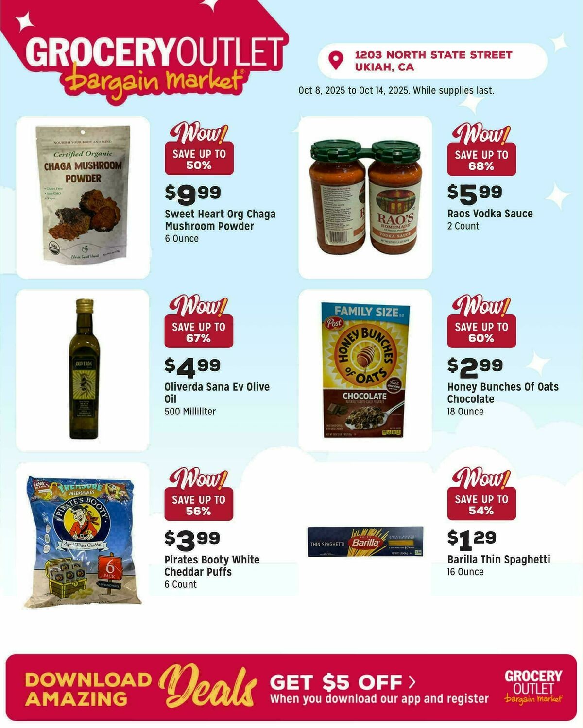 Grocery Outlet Weekly Ad from October 8
