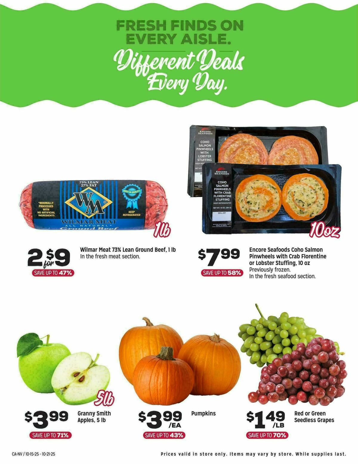 Grocery Outlet Weekly Ad from October 15