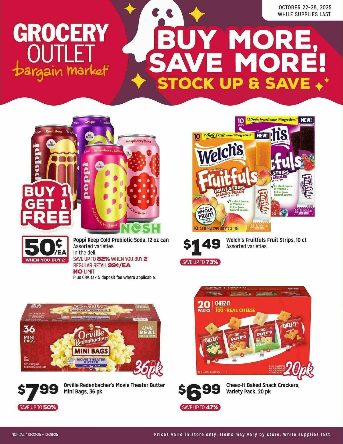 Grocery Outlet Weekly Ad from October 22