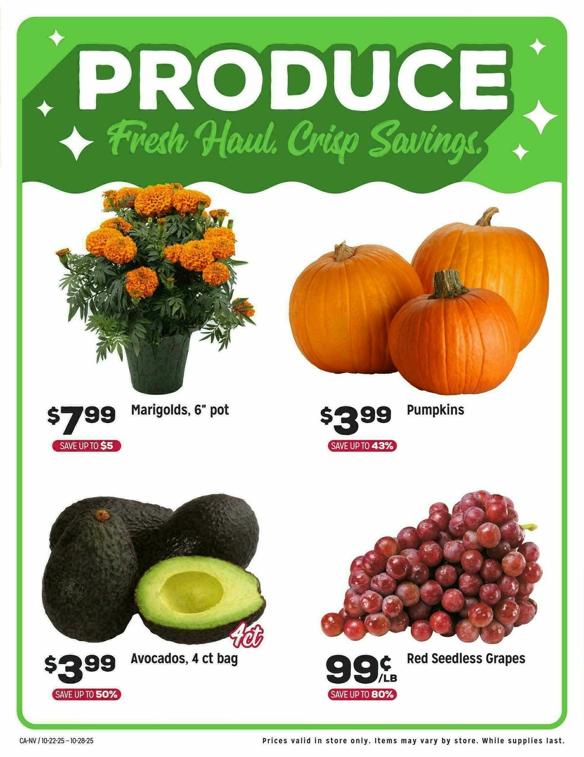 Grocery Outlet Weekly Ad from October 22
