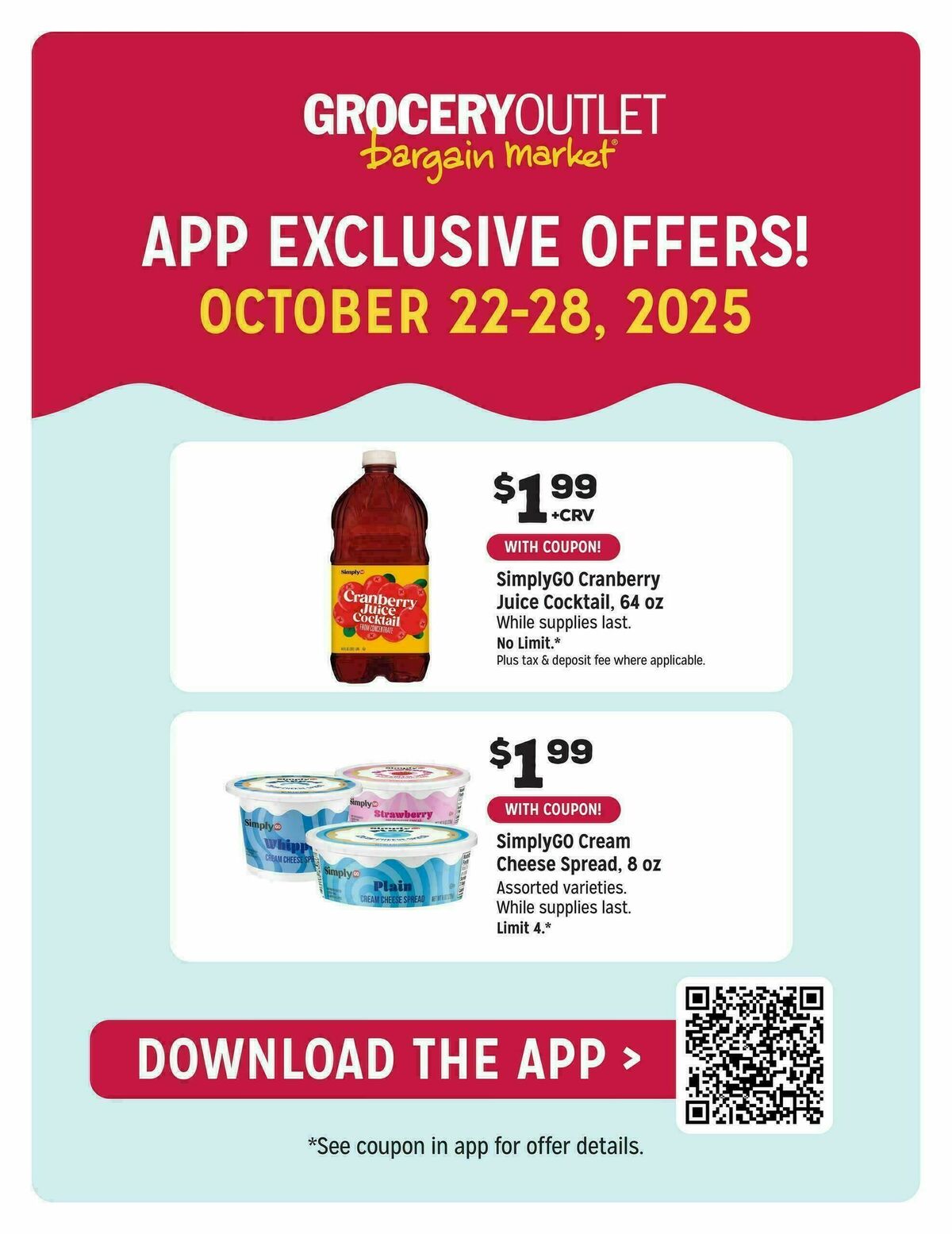 Grocery Outlet Weekly Ad from October 22