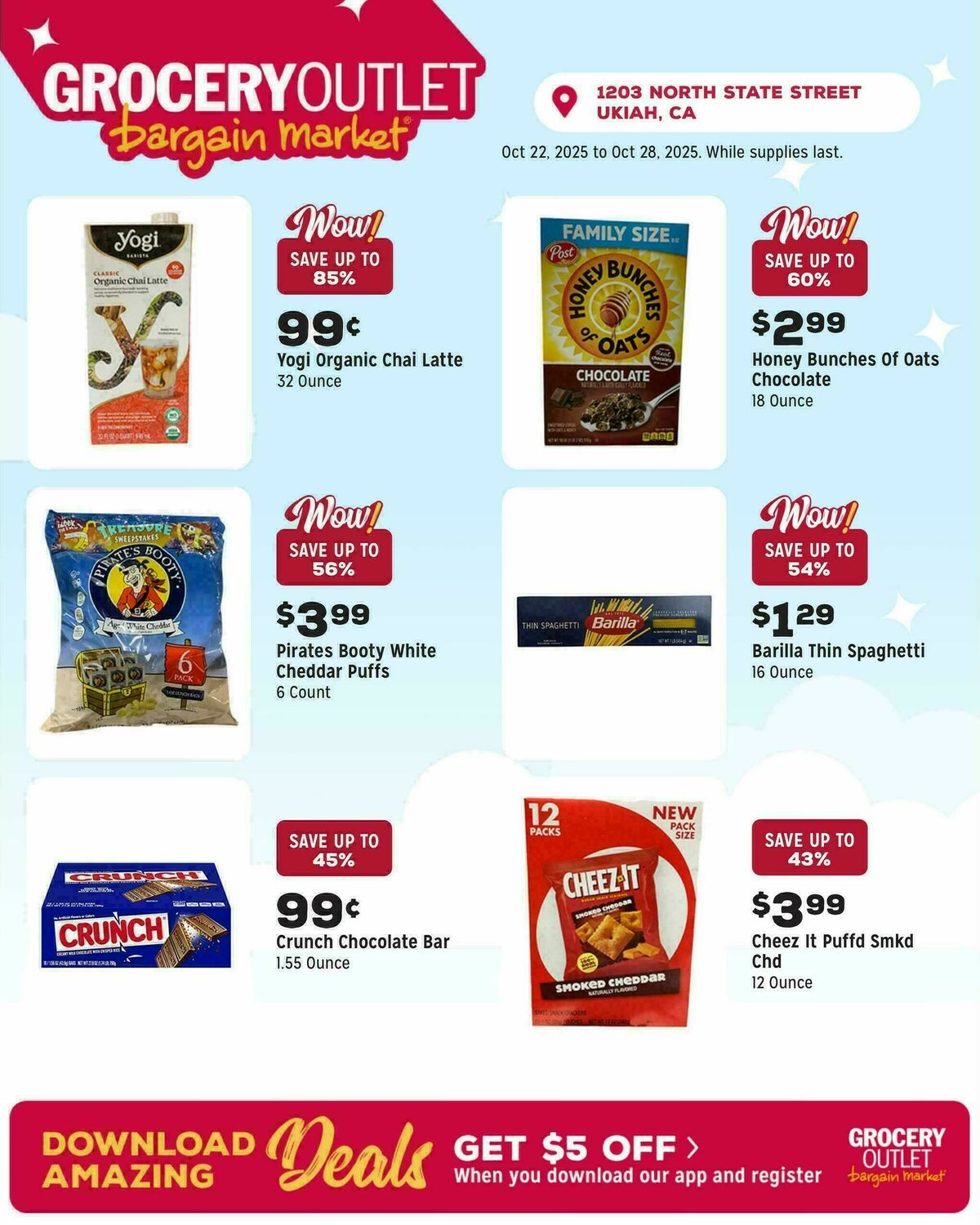 Grocery Outlet Weekly Ad from October 22