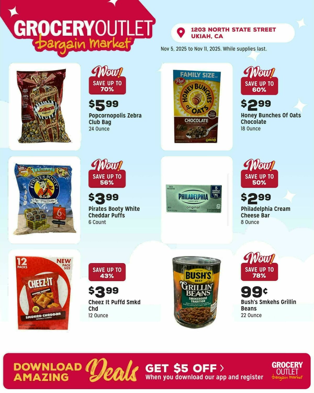 Grocery Outlet Weekly Ad from November 5