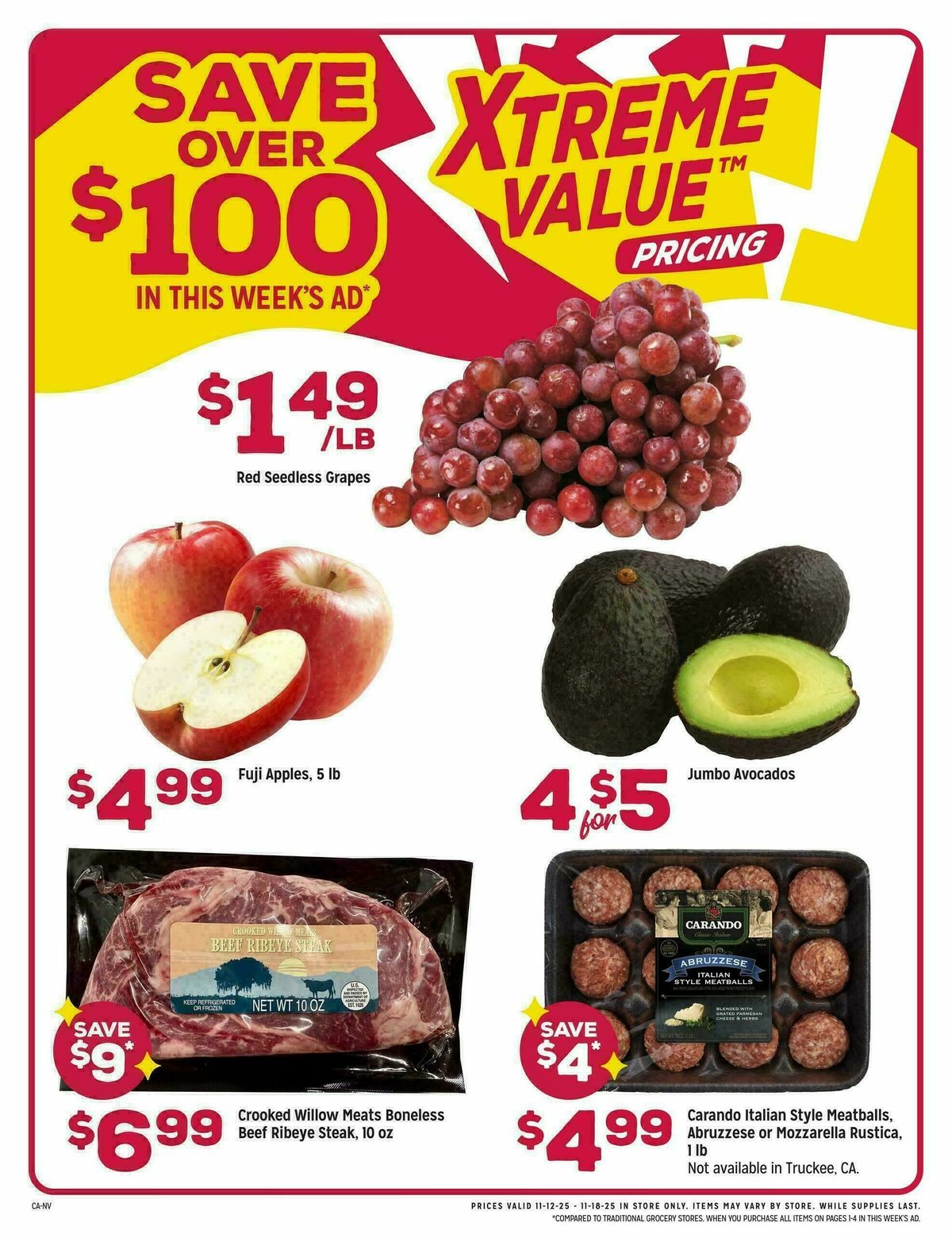 Grocery Outlet Exclusively Ours Weekly Ad from November 12