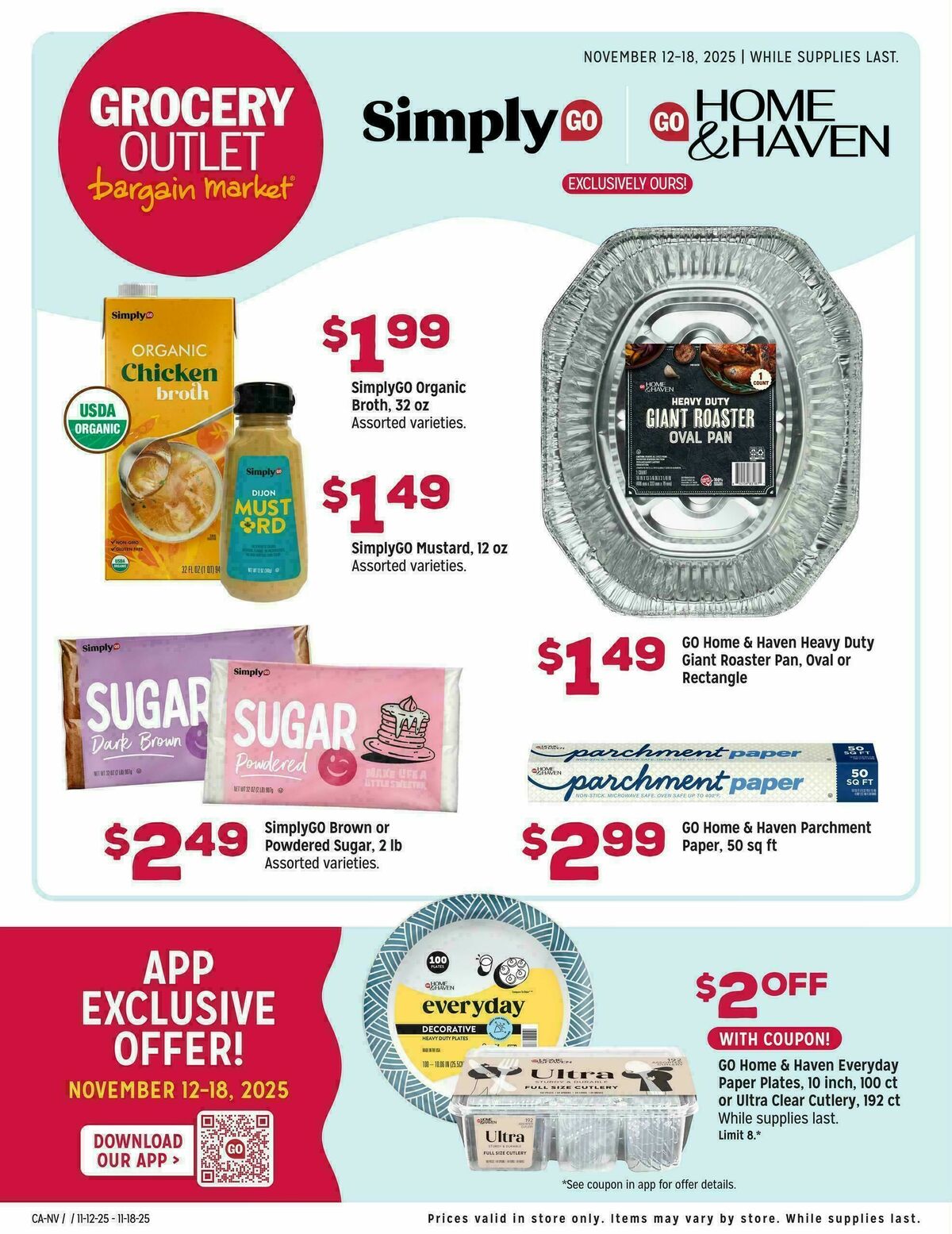 Grocery Outlet Weekly Ad from November 12