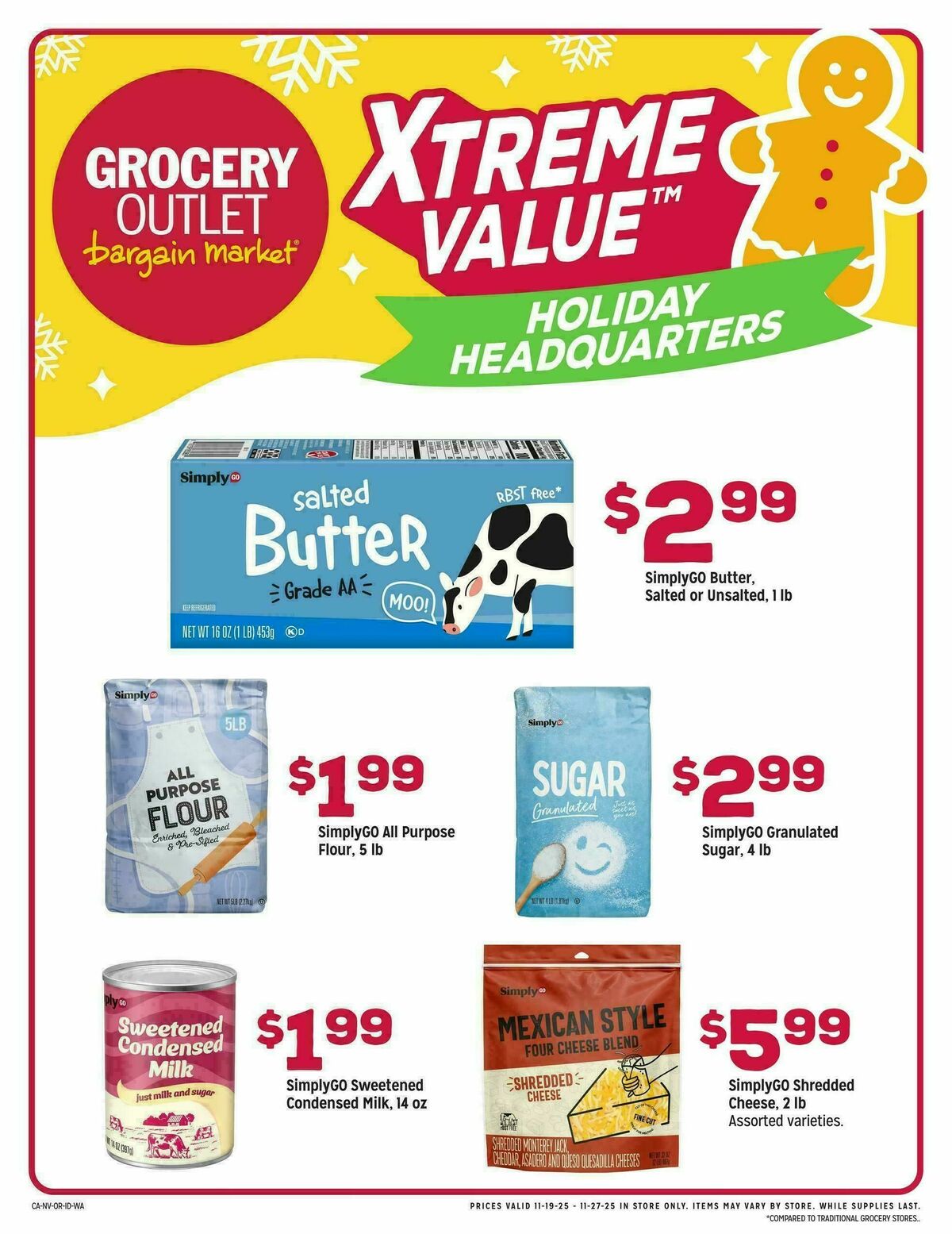 Grocery Outlet Weekly Ad from November 19