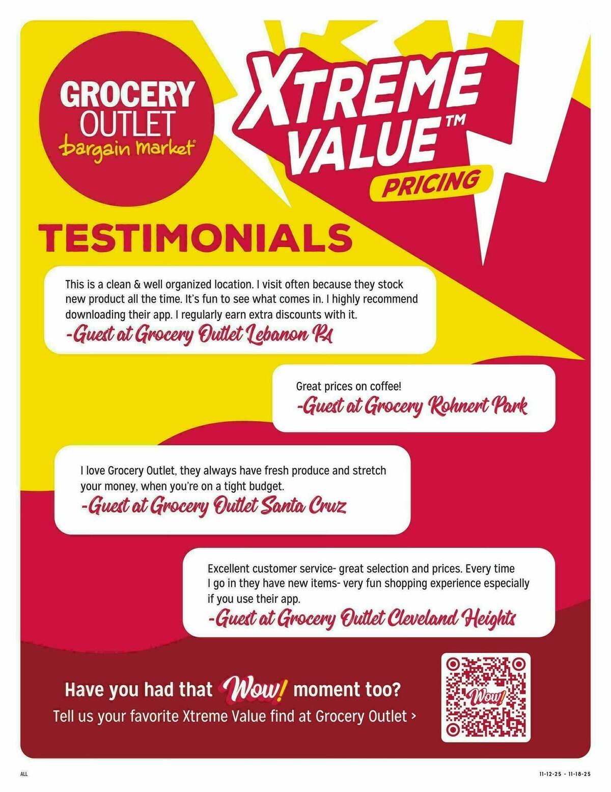 Grocery Outlet Weekly Ad from November 19