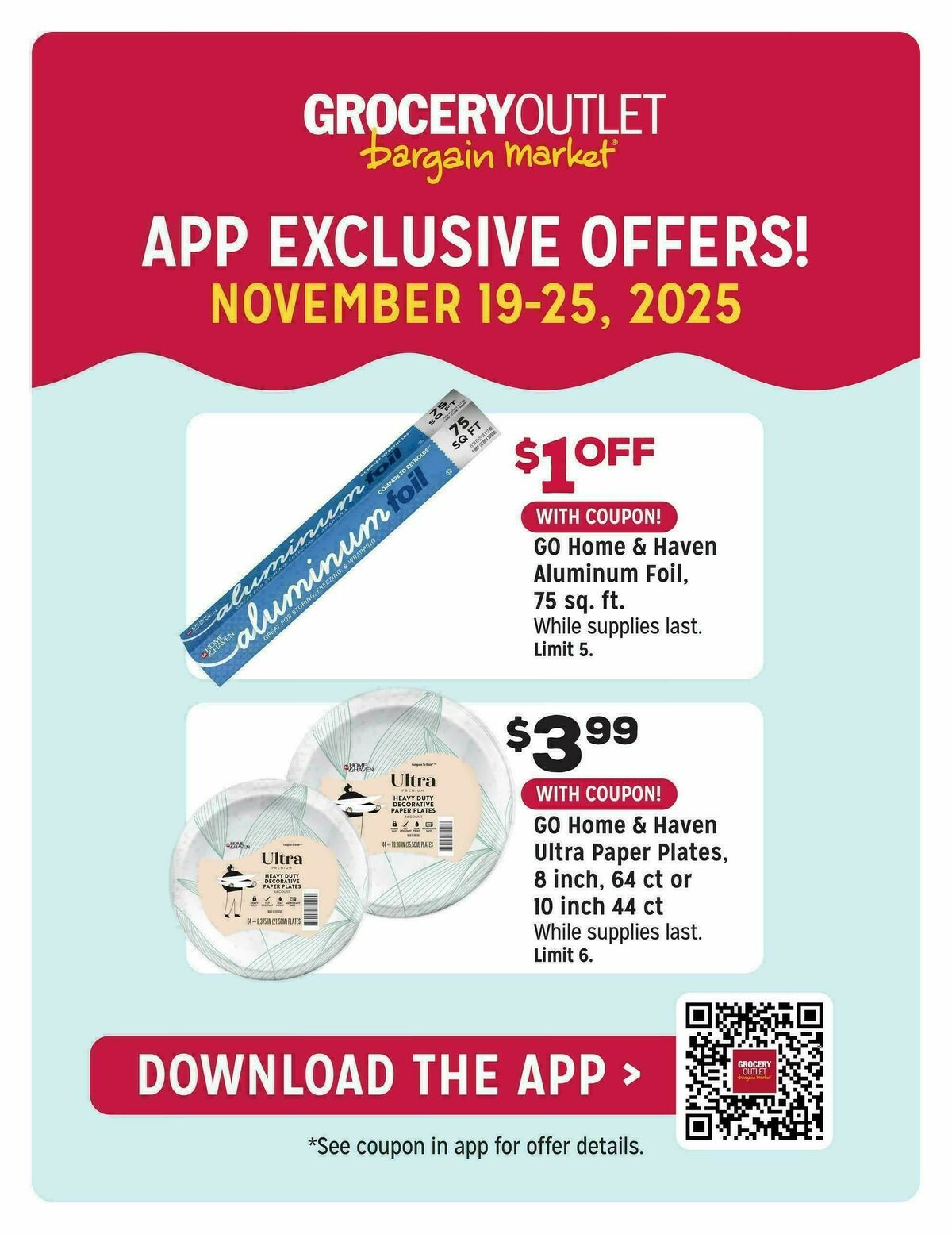 Grocery Outlet Weekly Ad from November 19
