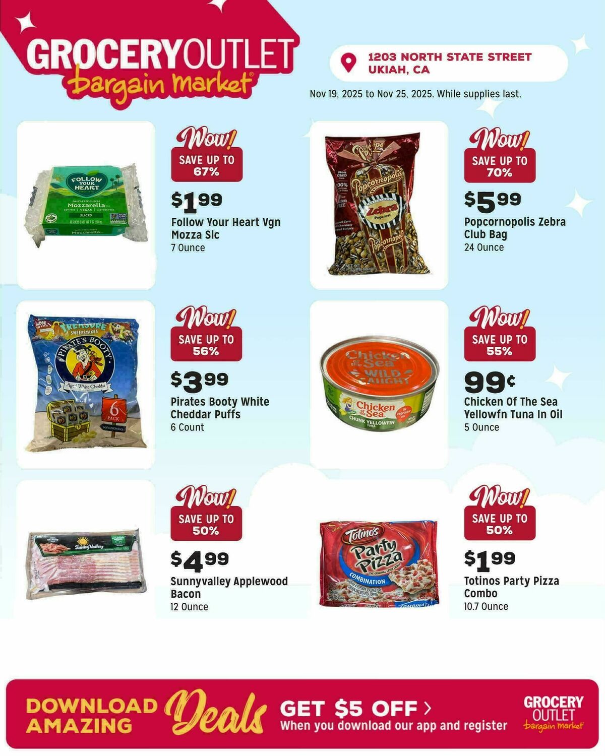 Grocery Outlet Weekly Ad from November 19